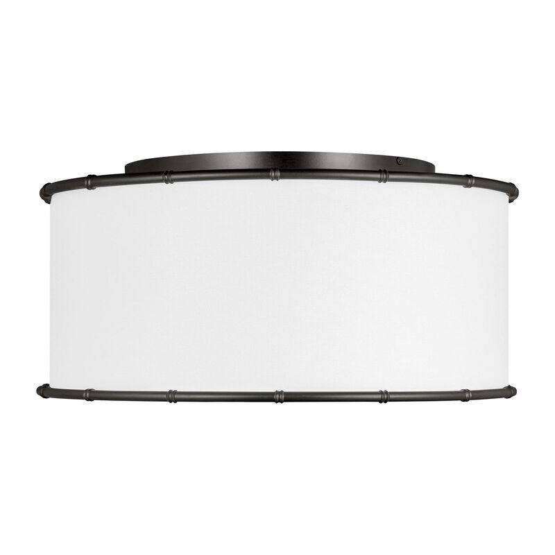 Alexa Hampton Aldric 19 Inch 2 Light Flush Mount by Visual Comfort Studio