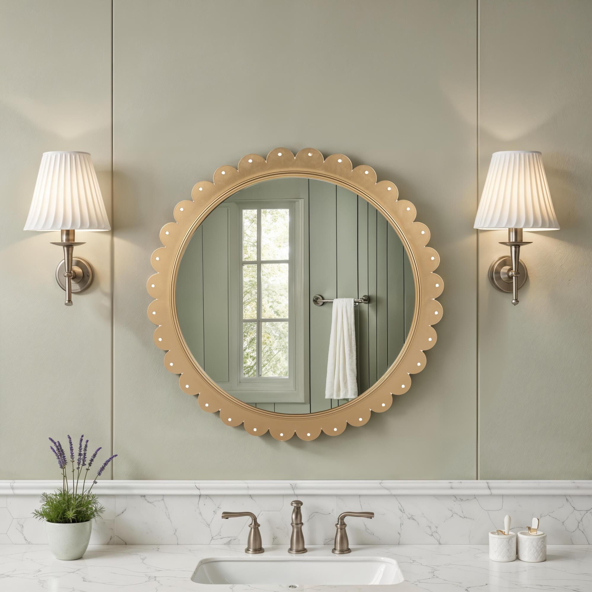 Candler 36 Inch Decorative Mirror by Cooper Classics
