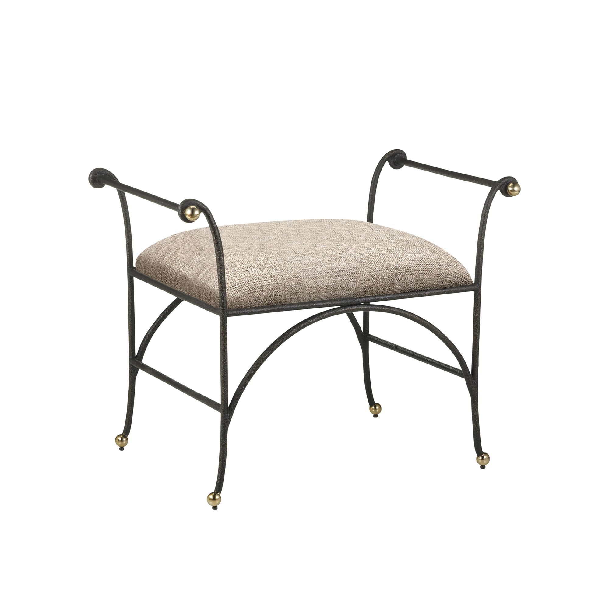 Shown in Antique Black, Polished Brass finish