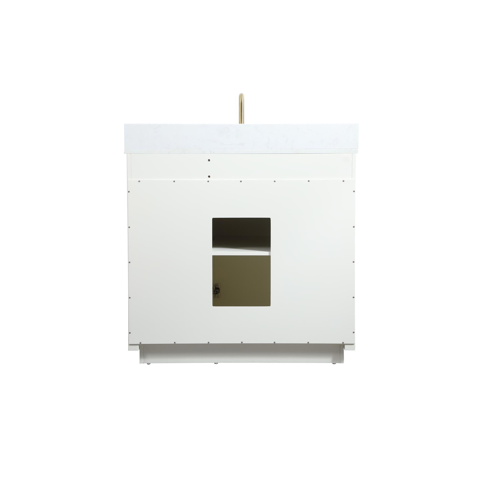 Shown in White finish