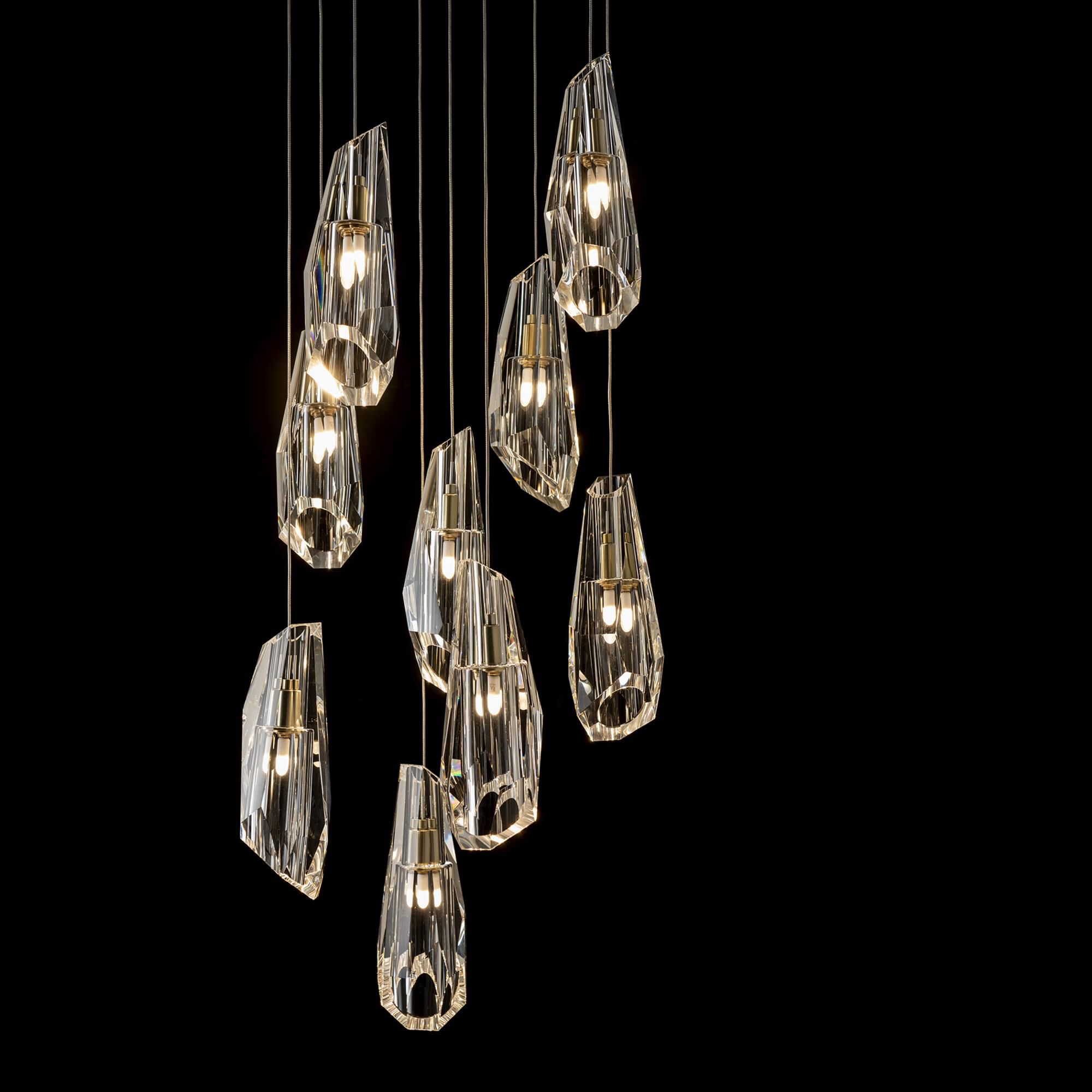 Luma 21 Inch Multi Light Pendant by Hubbardton Forge
