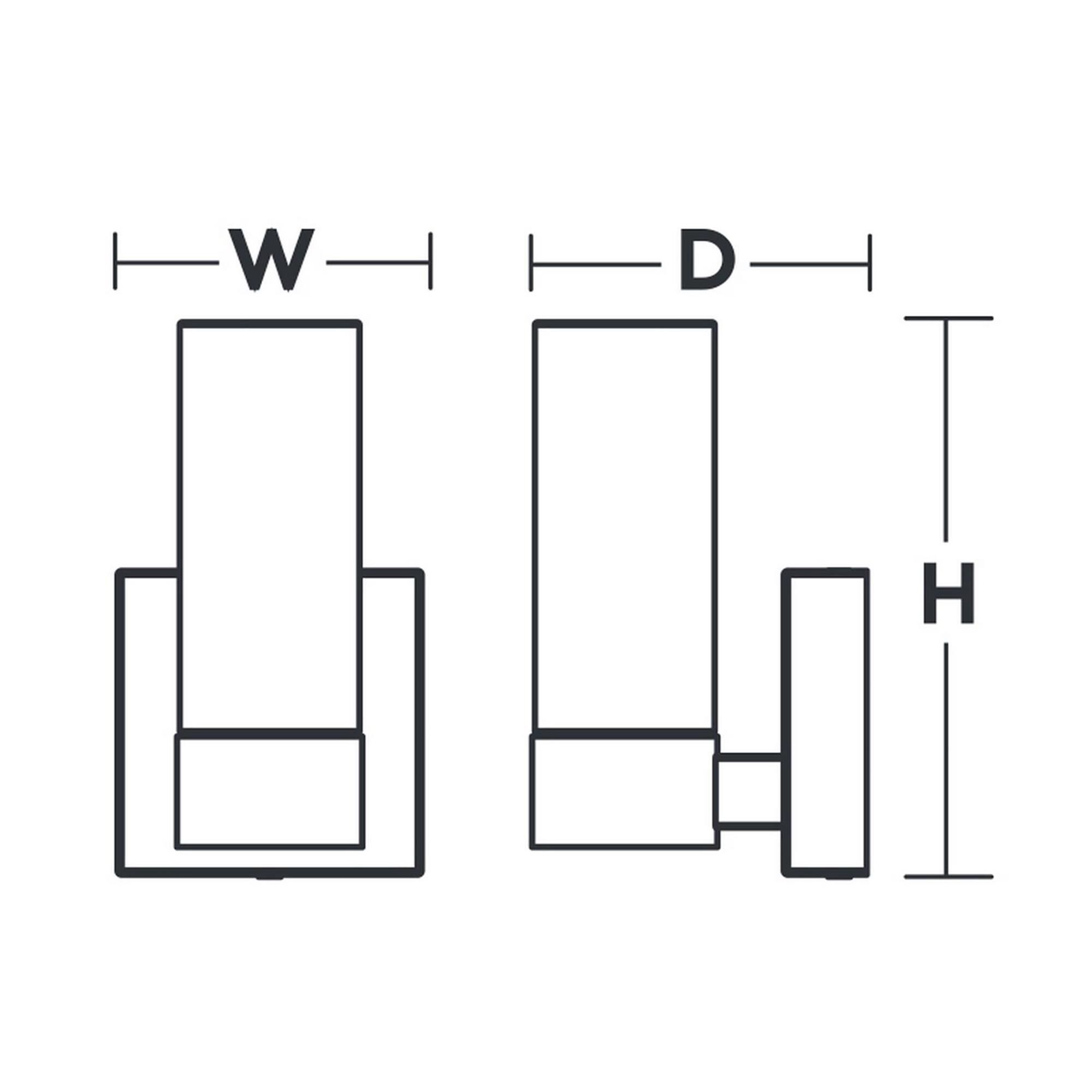 Shown in Polished Chrome finish and Clear Acrylic shade