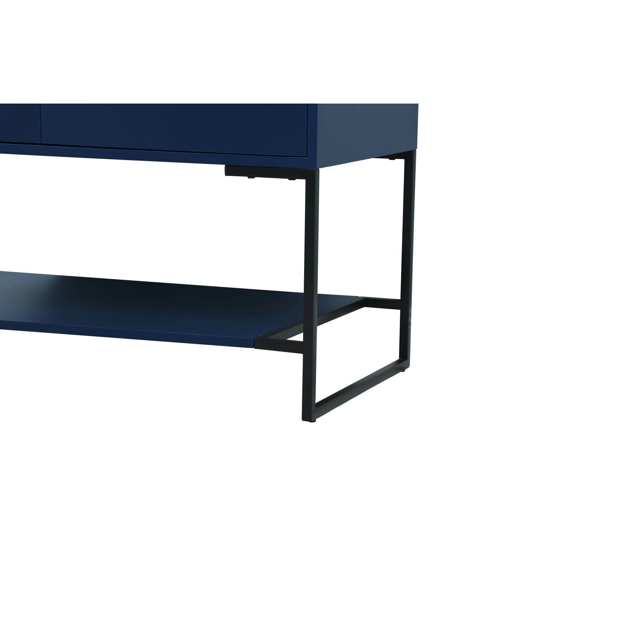 Shown in Blue finish