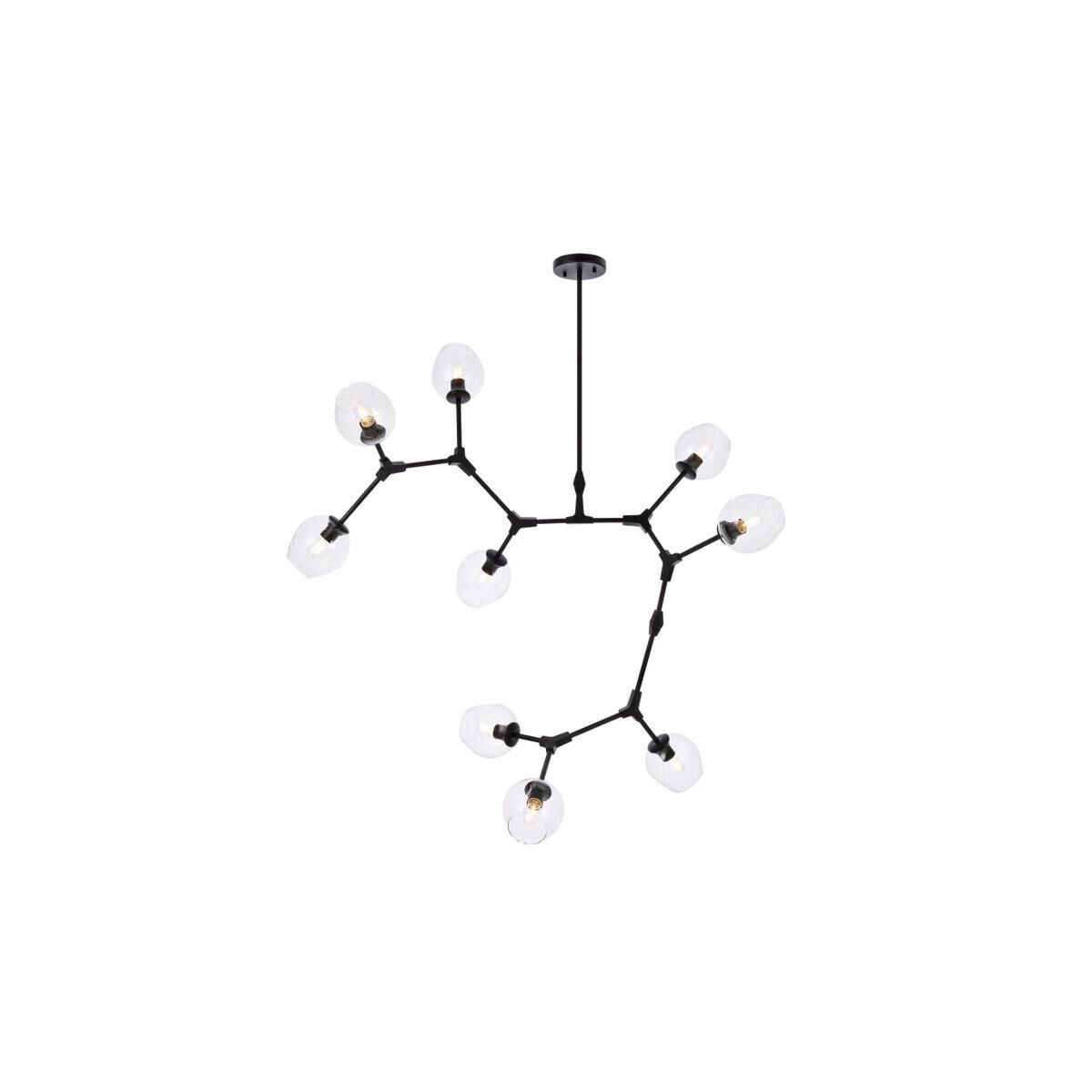 Cavoli 73 Inch 11 Light Mini Chandelier by Elegant Lighting