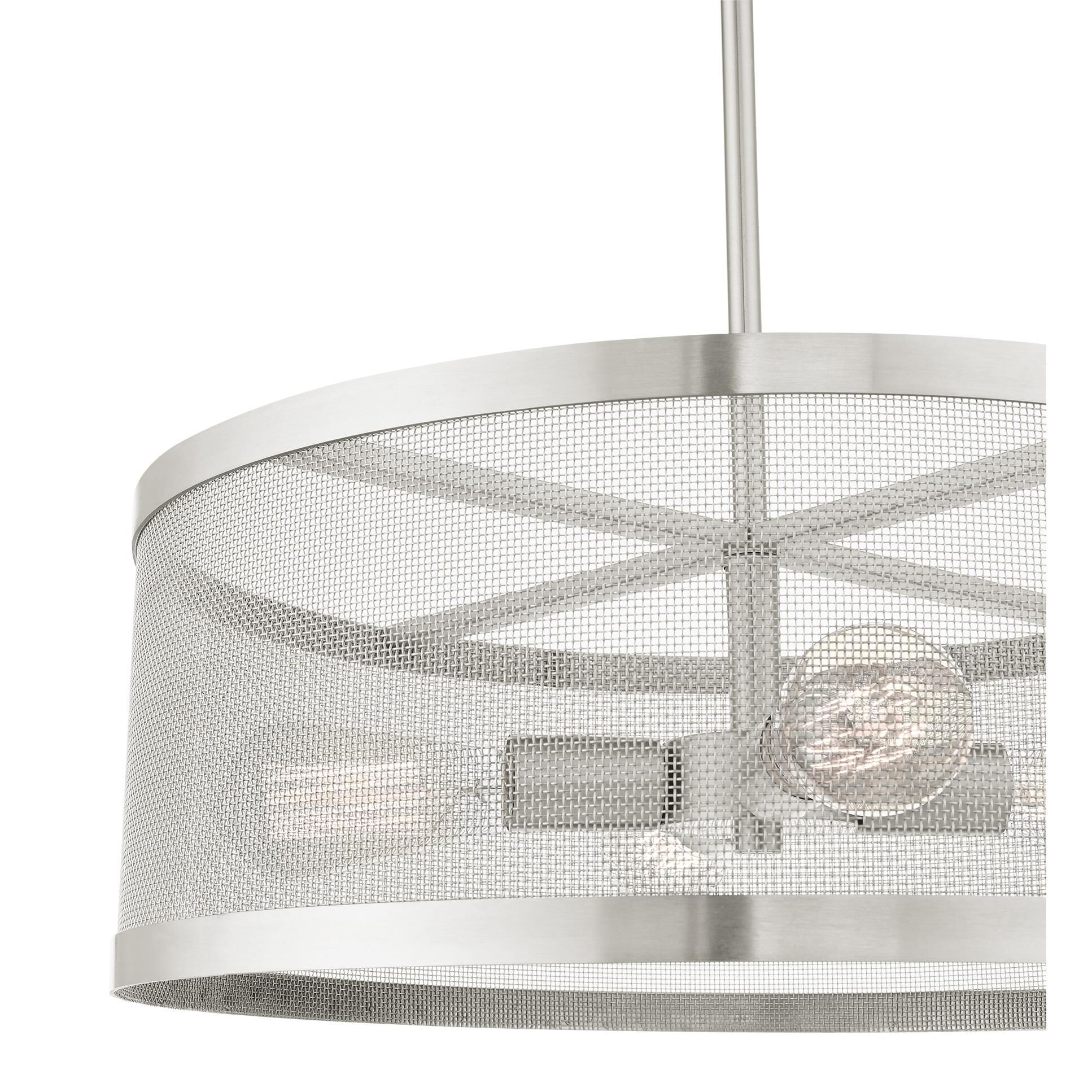 Industro Large Pendant by Livex Lighting