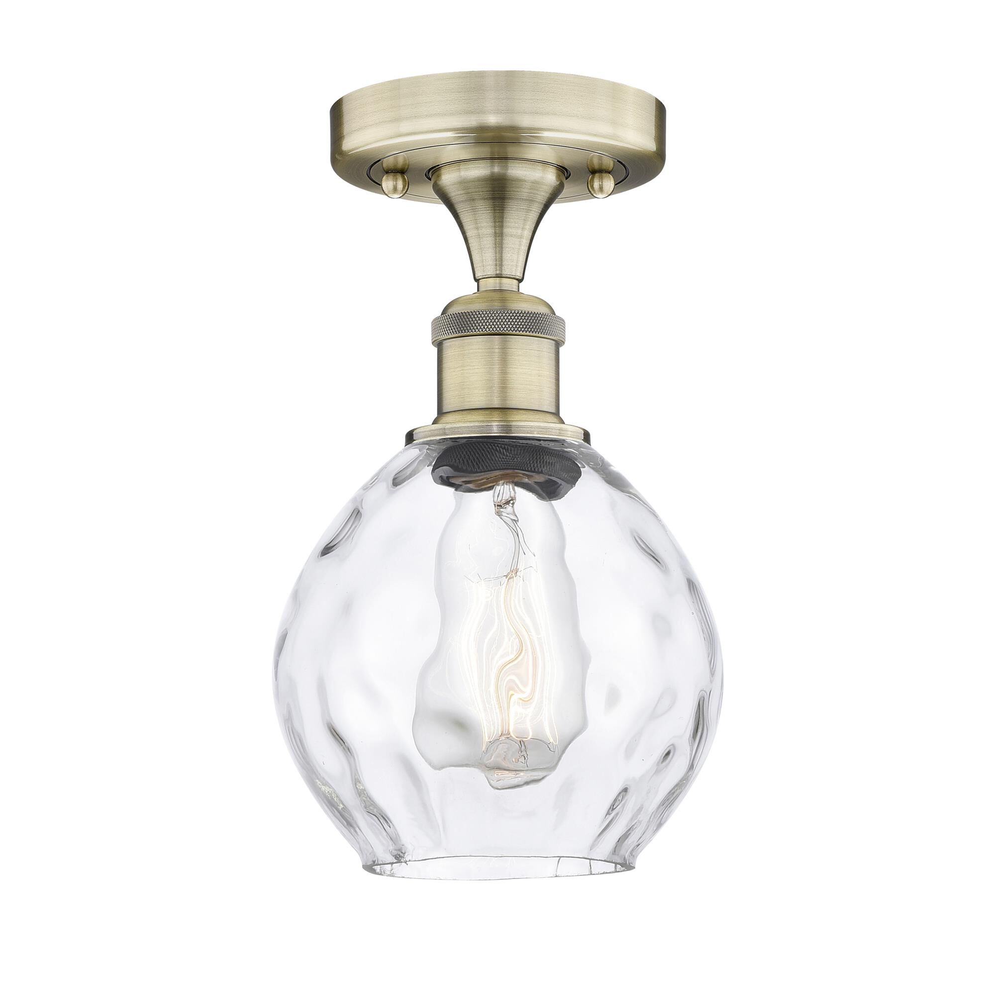 Bruno Marashlian Waverly 6 Inch 1 Light Semi Flush Mount by Innovations Lighting
