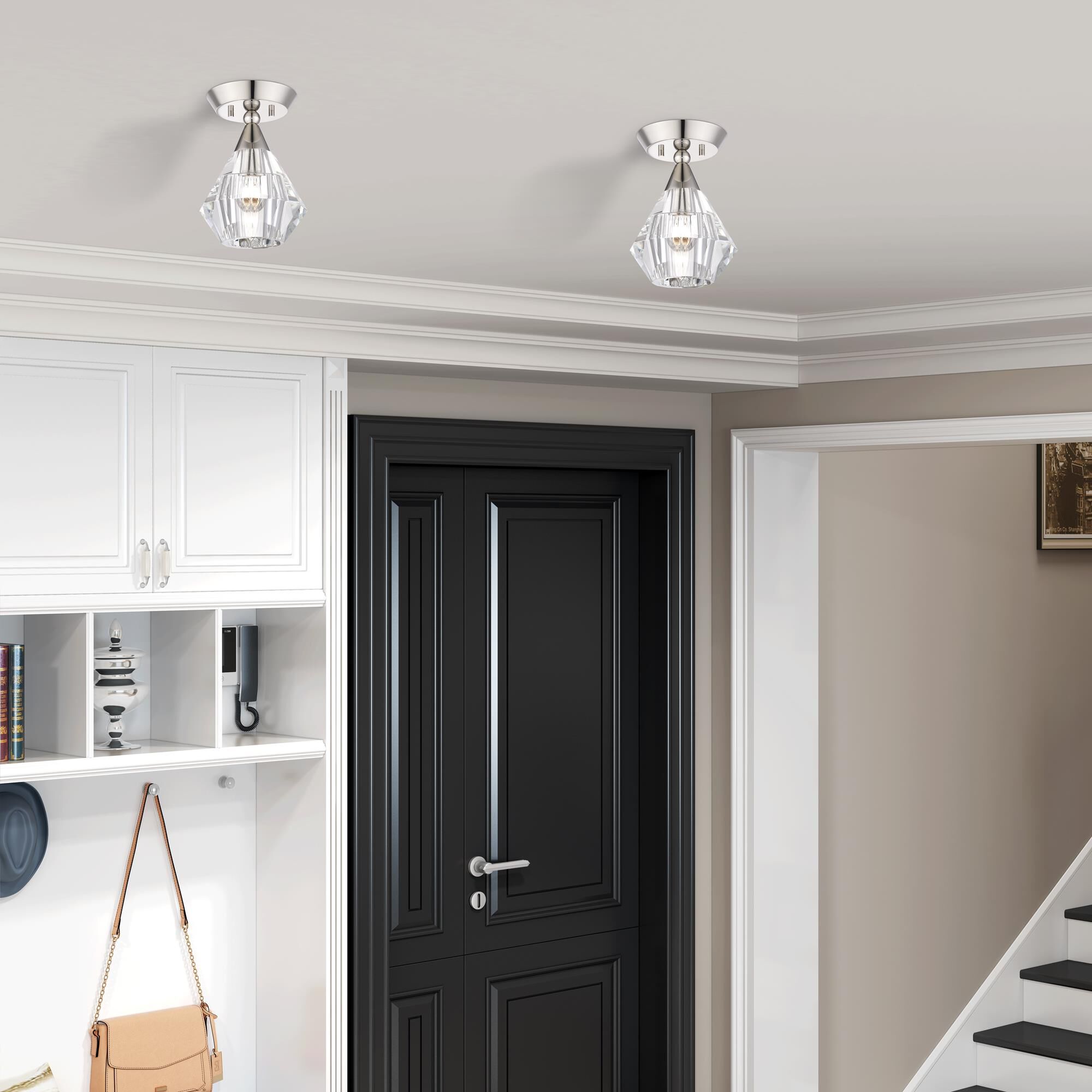 Brussels 1 Light Semi Flush Mount by Livex Lighting