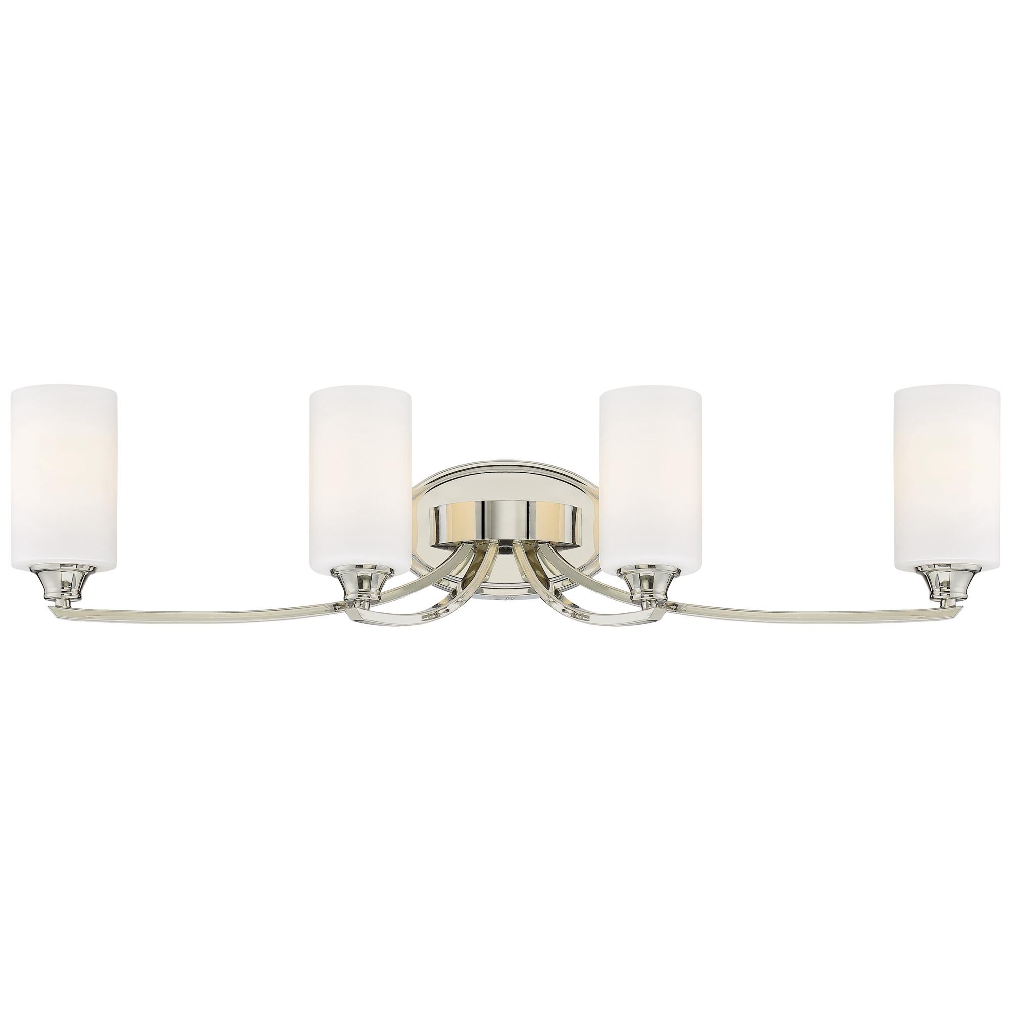 Shown in Polished Nickel finish and Etched Opal glass