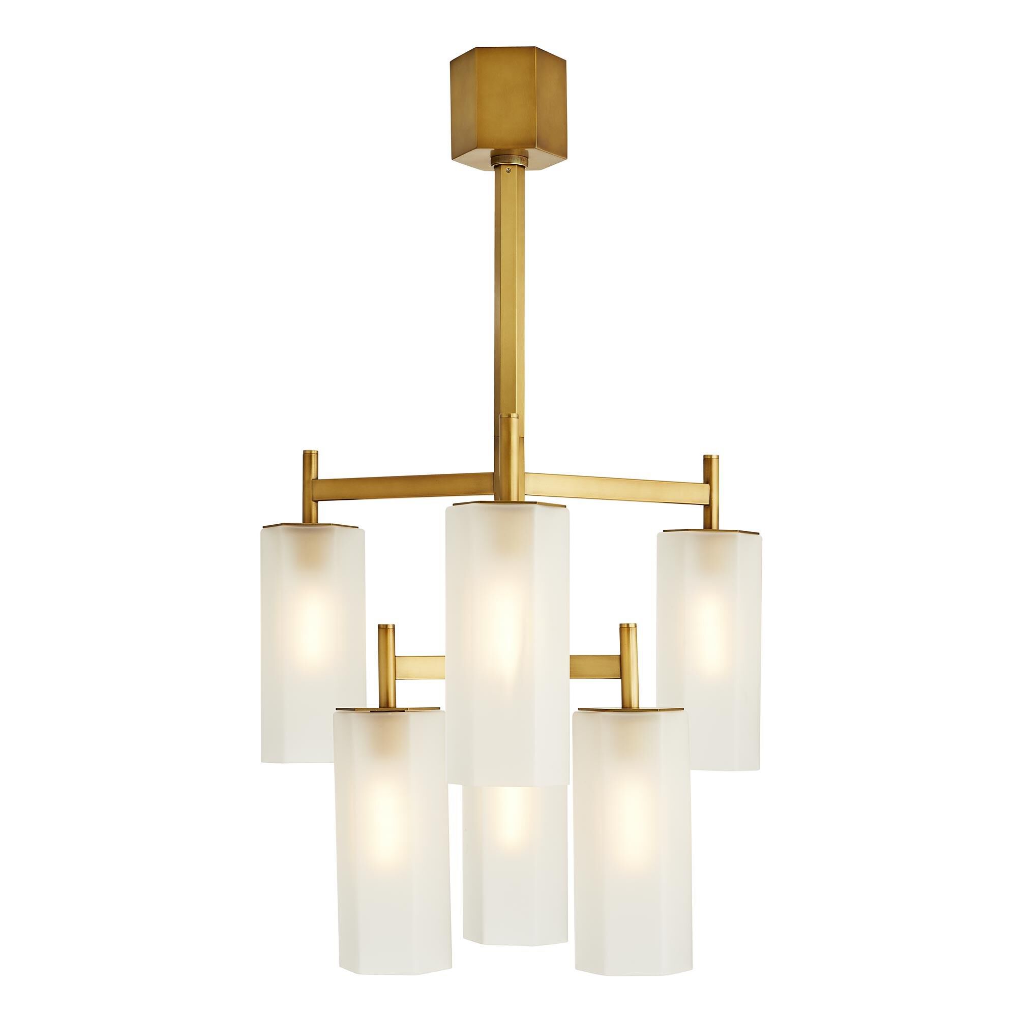 Soloman 23 Inch 6 Light Chandelier by Arteriors Home