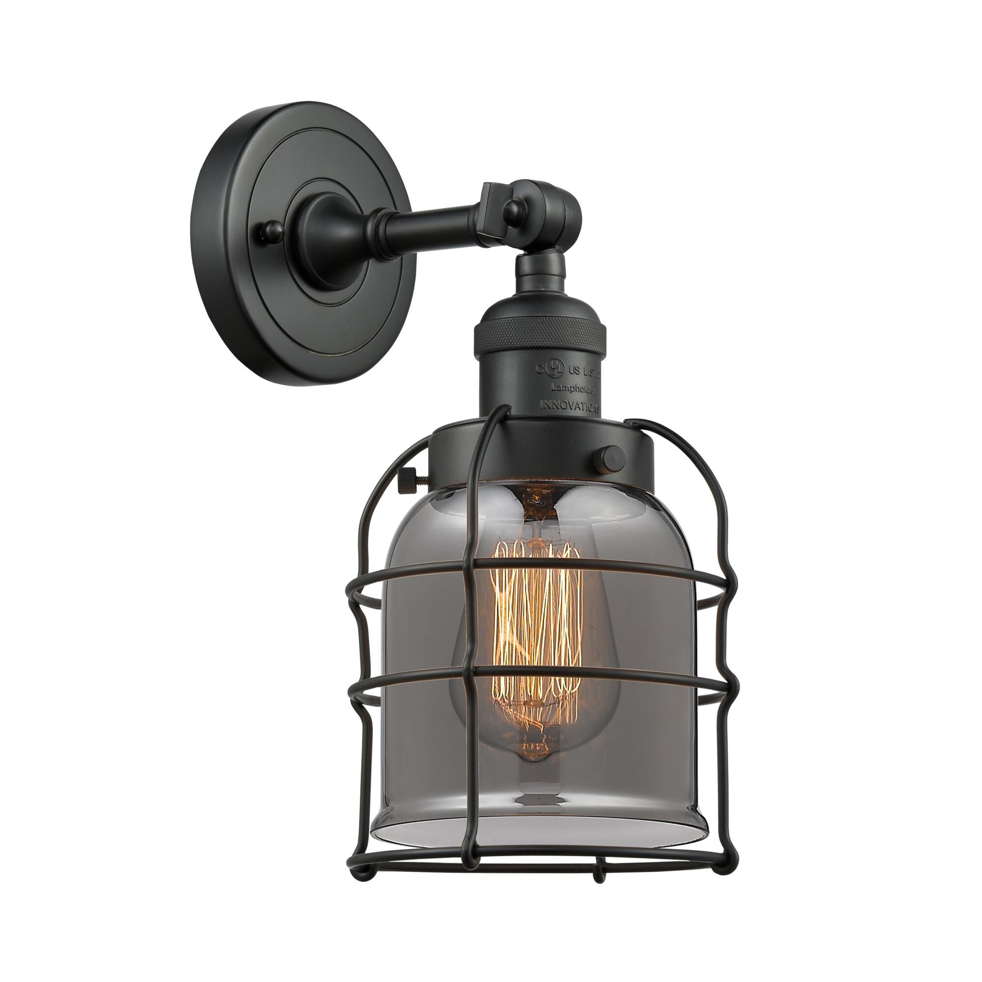 Bruno Marashlian Bell Cage 5 Inch 1 Light Semi Flush Mount by Innovations Lighting