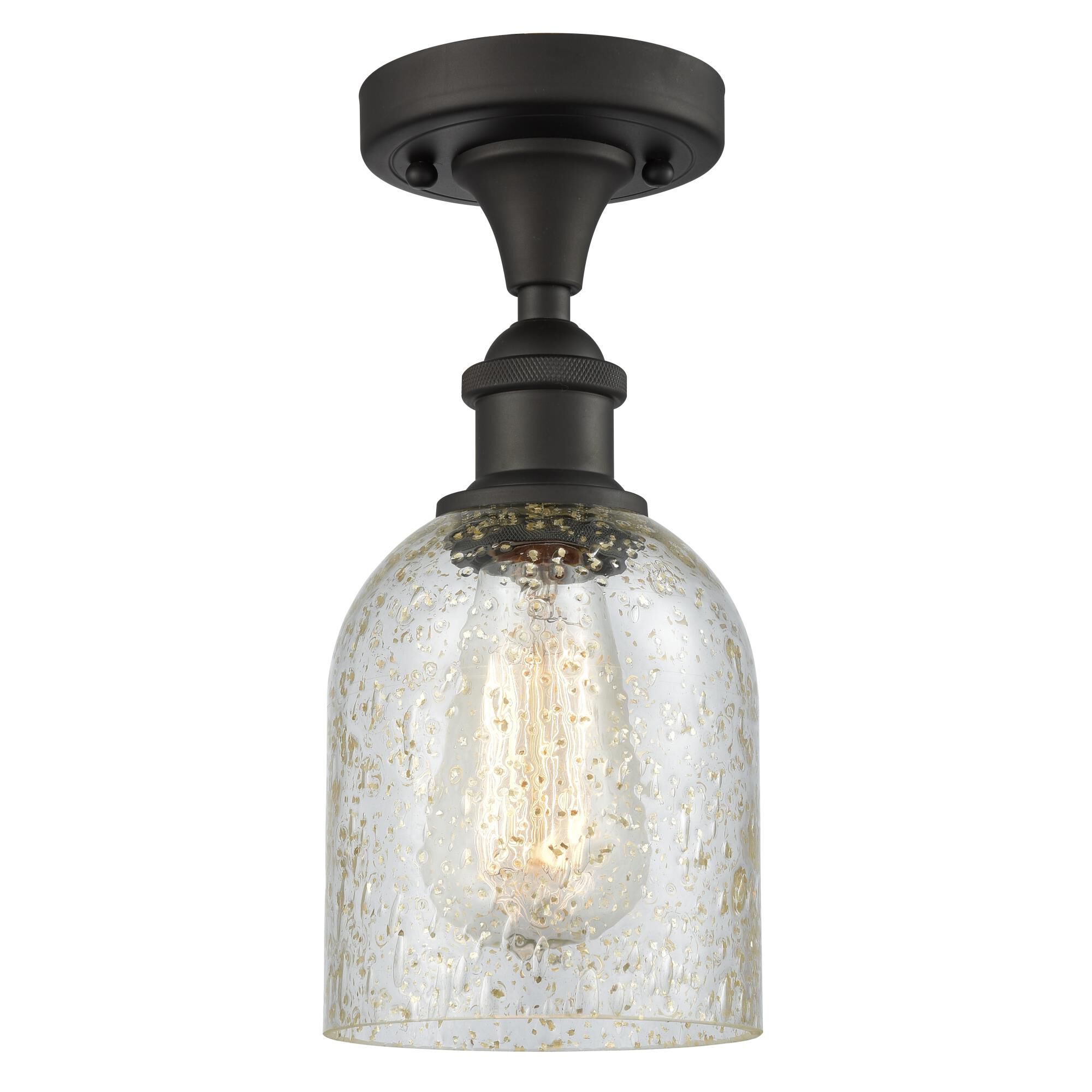 Shown in Oil Rubbed Bronze finish and Mica glass