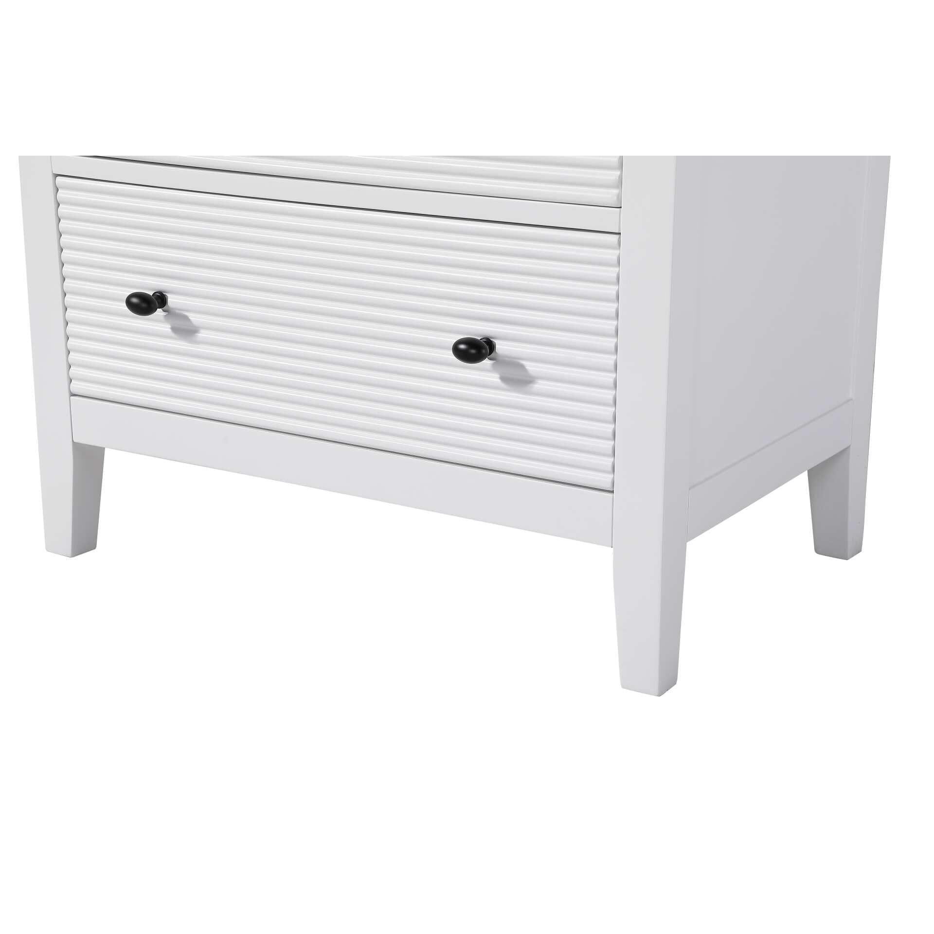 Shown in White finish