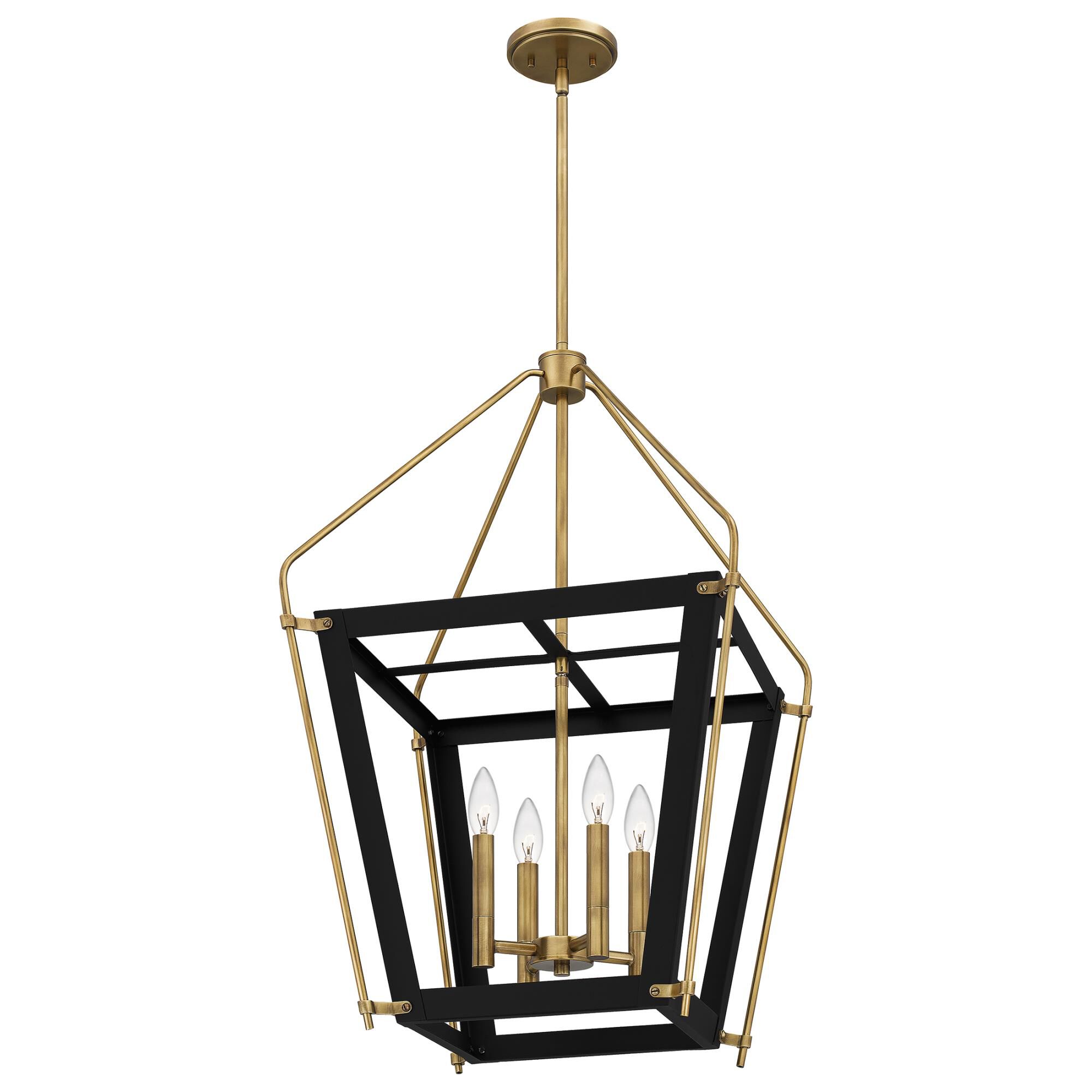 Abbeville 18 Inch Cage Pendant by Quoizel