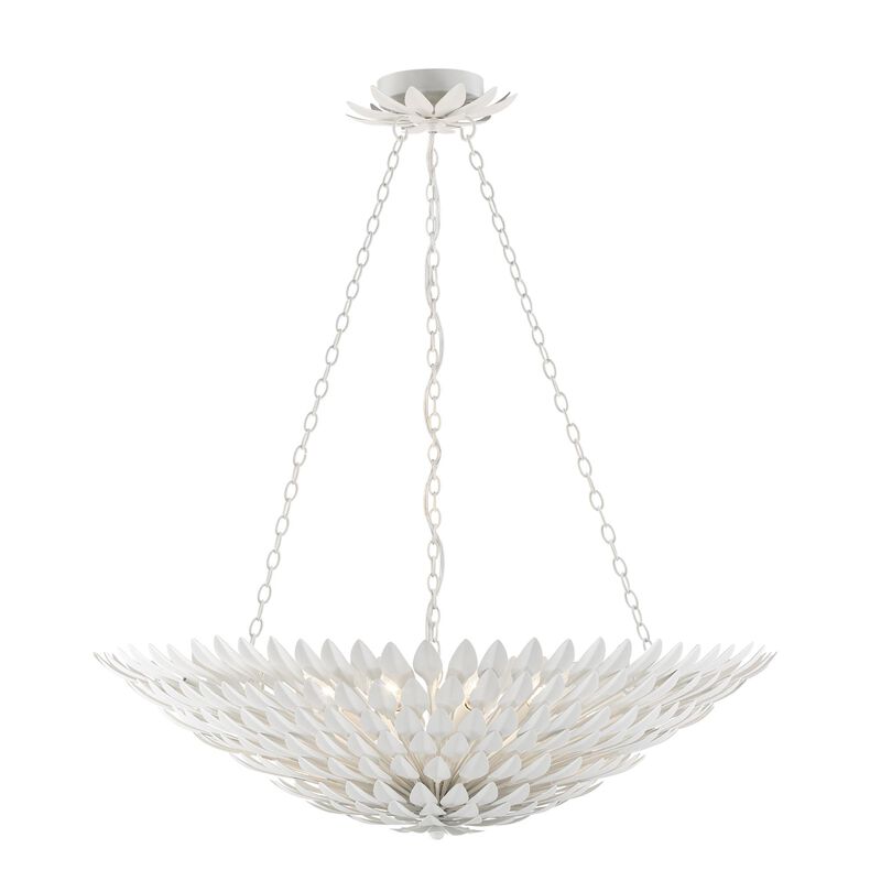 Broche 30 Inch 8 Light Chandelier by Crystorama