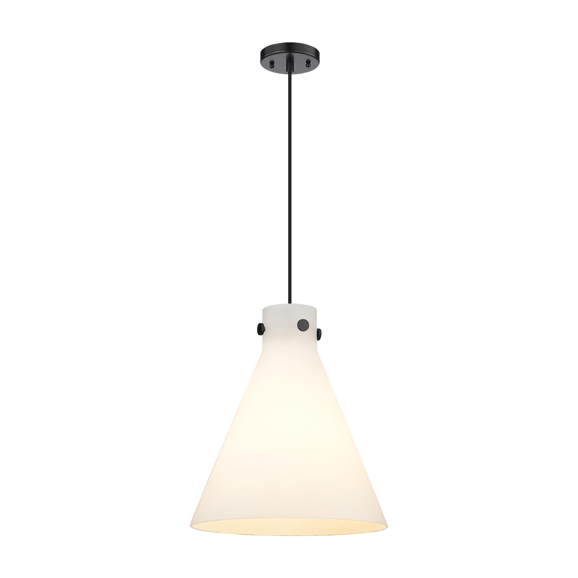 Shown in Matte Black finish and Matte White glass