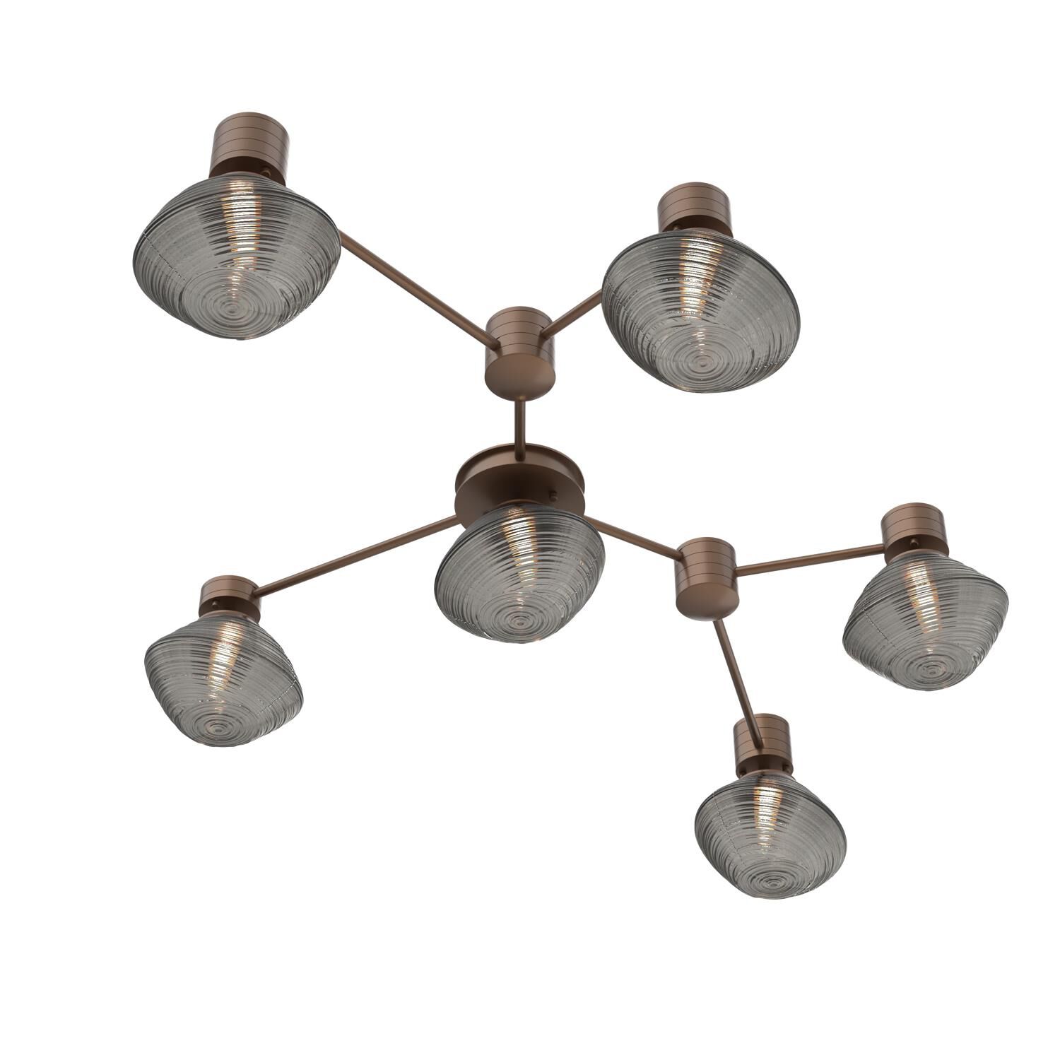 Levi Wilson Mesa 38 Inch Semi Flush Mount by Hammerton Studio