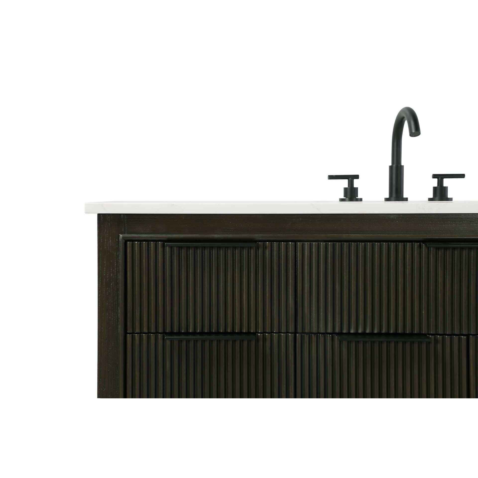 Langston 84 Inch Bath Vanity by Elegant Decor