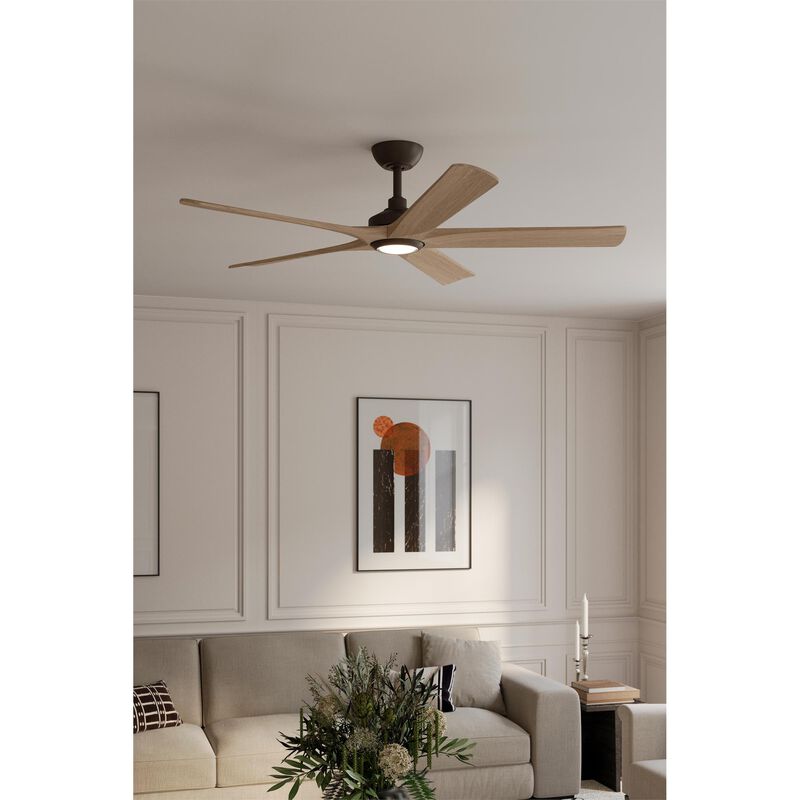 Seressa 56 Inch Ceiling Fan with Light Kit by Minka Aire