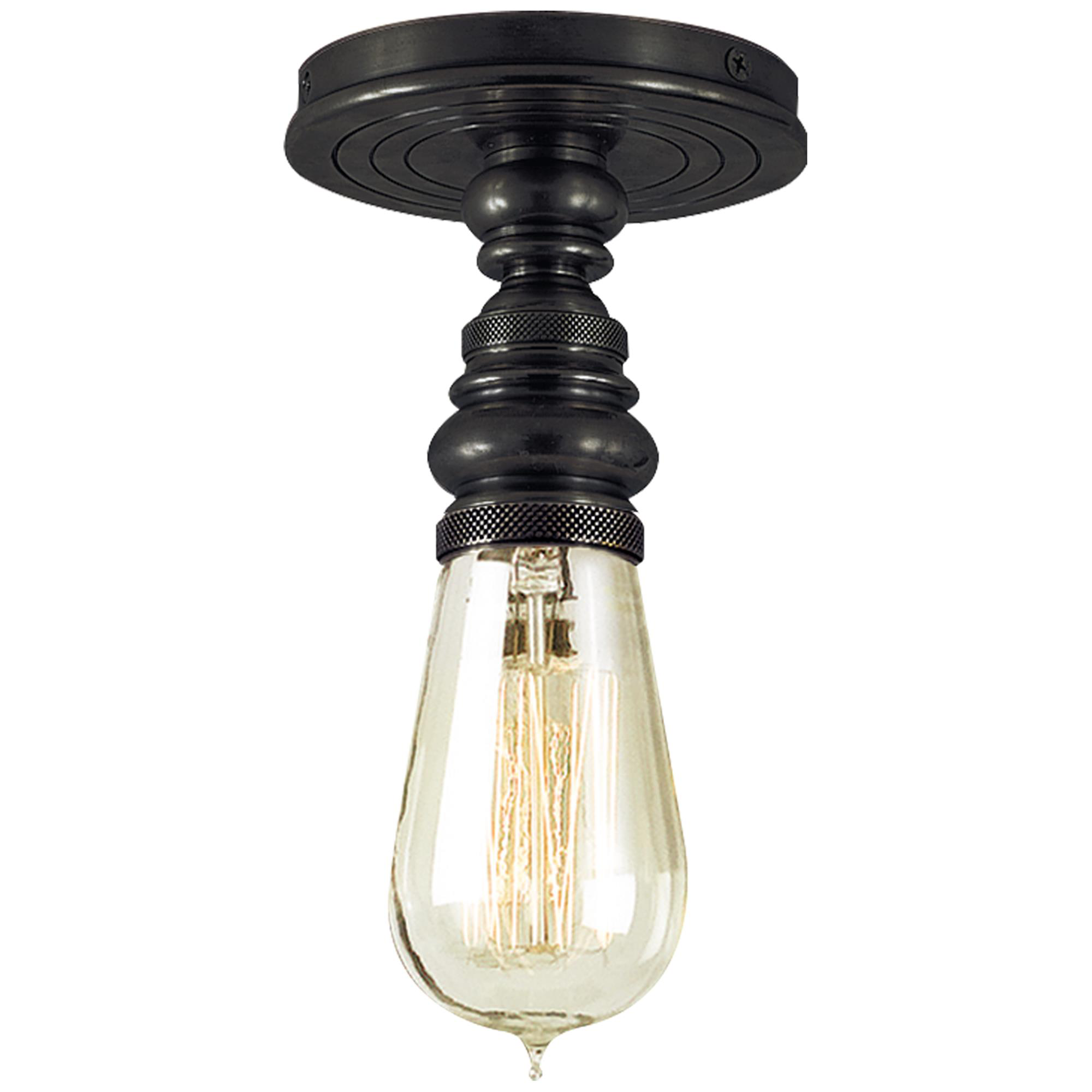 Shown in Bronze finish and Without glass