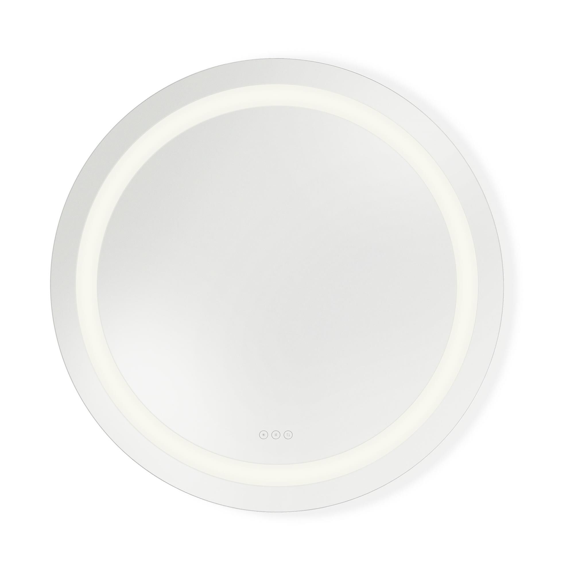 Shown in Might Bright White finish and Mirror Glass shade