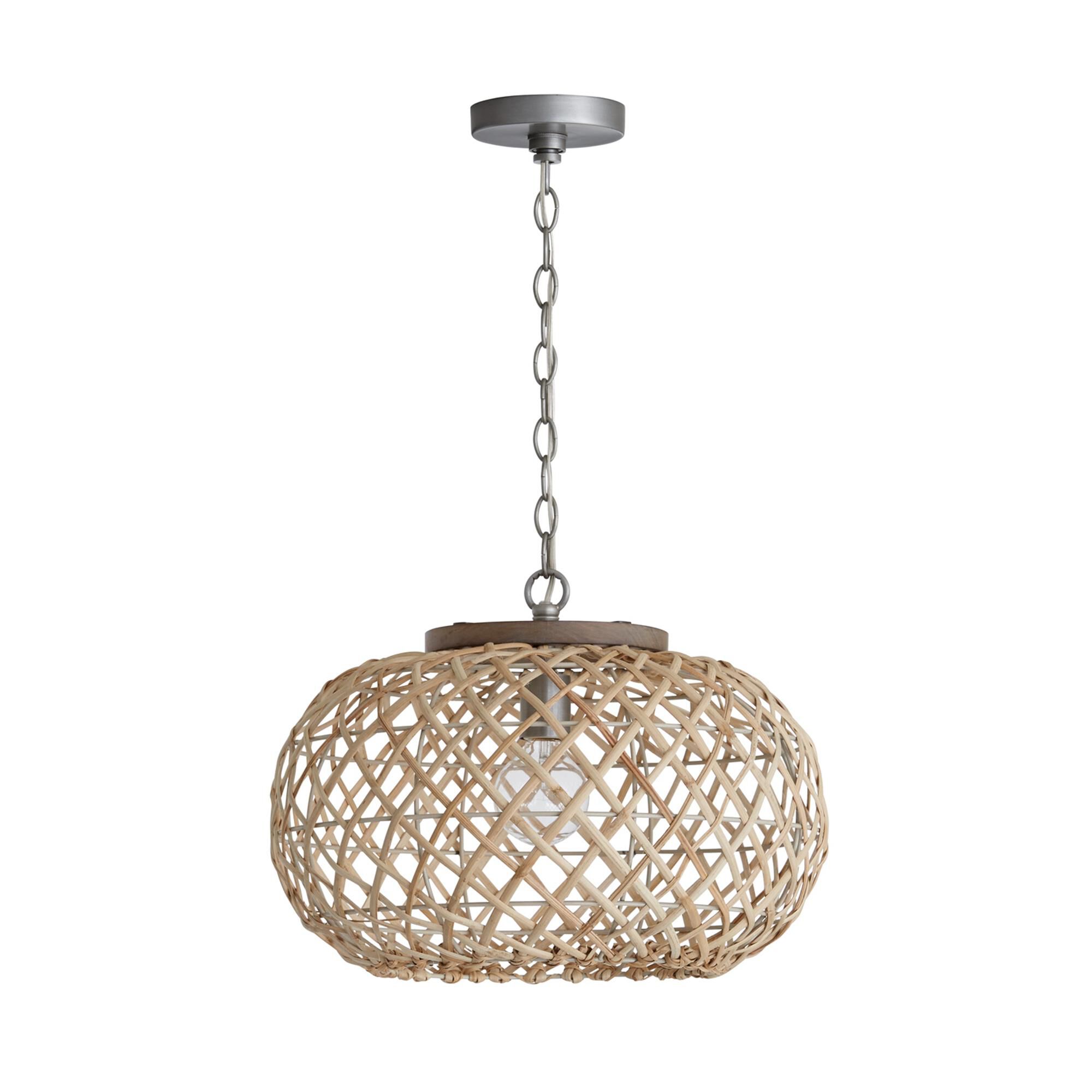 Shown in Grey Wash And Antique Nickel finish