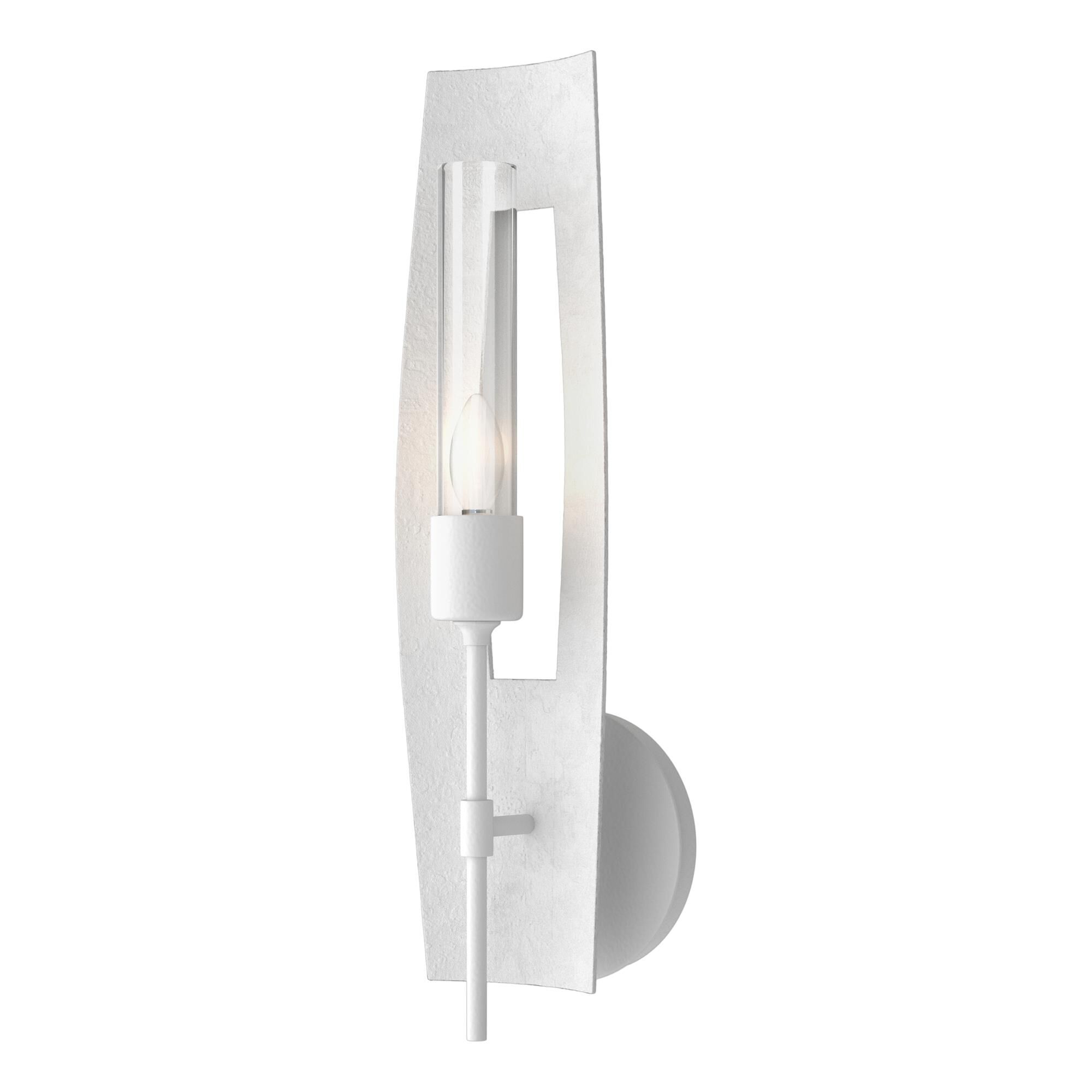 Shown in White finish and Clear glass