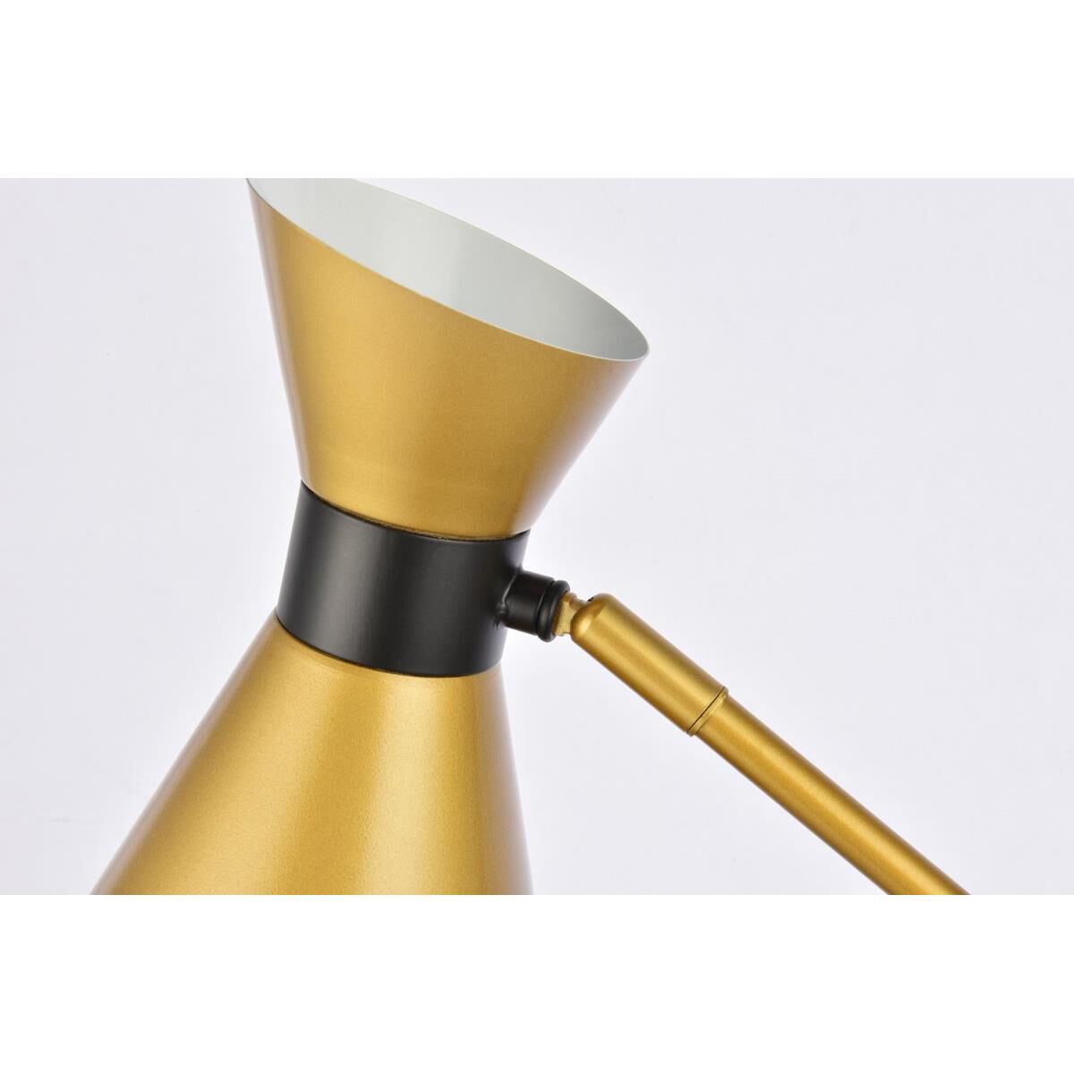 Shown in Black and Golden finish and Black and Golden Iron shade