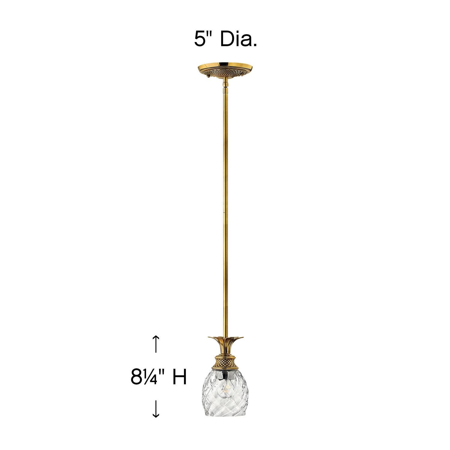 Hinkley Lighting Plantation 5 Inch Mini Pendant