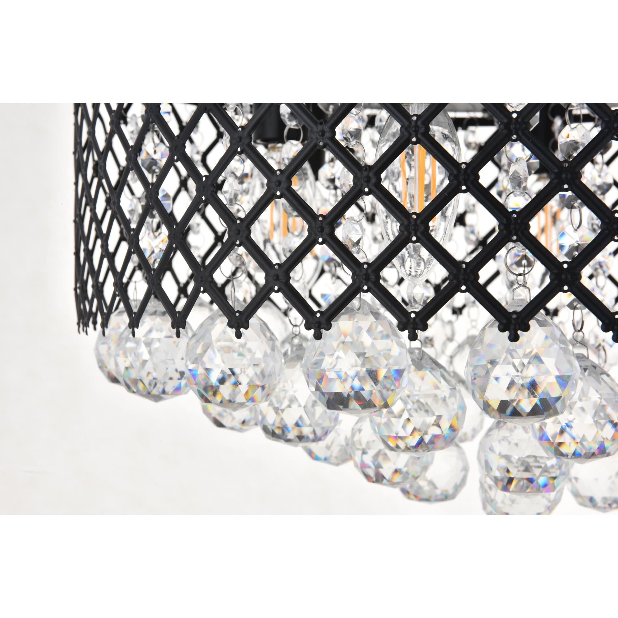 Tully 18 Inch 6 Light Flush Mount by Elegant Lighting