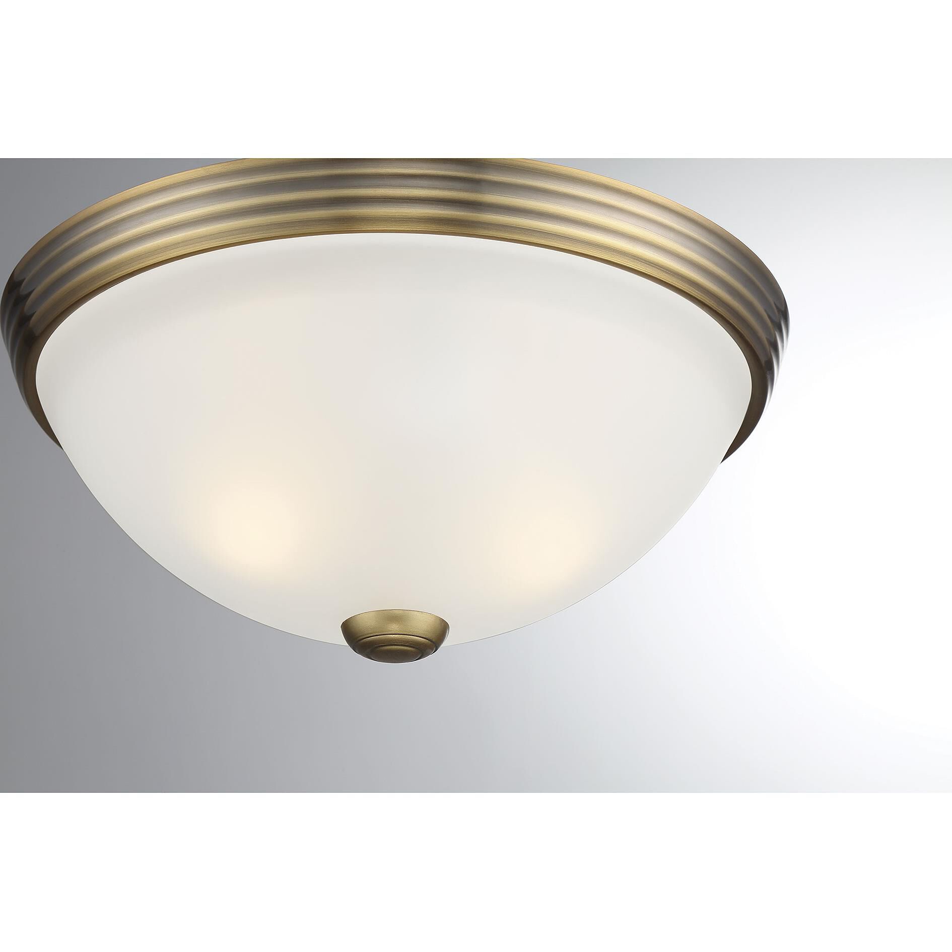Flush Mount 11 Inch 2 Light Flush Mount by Savoy House