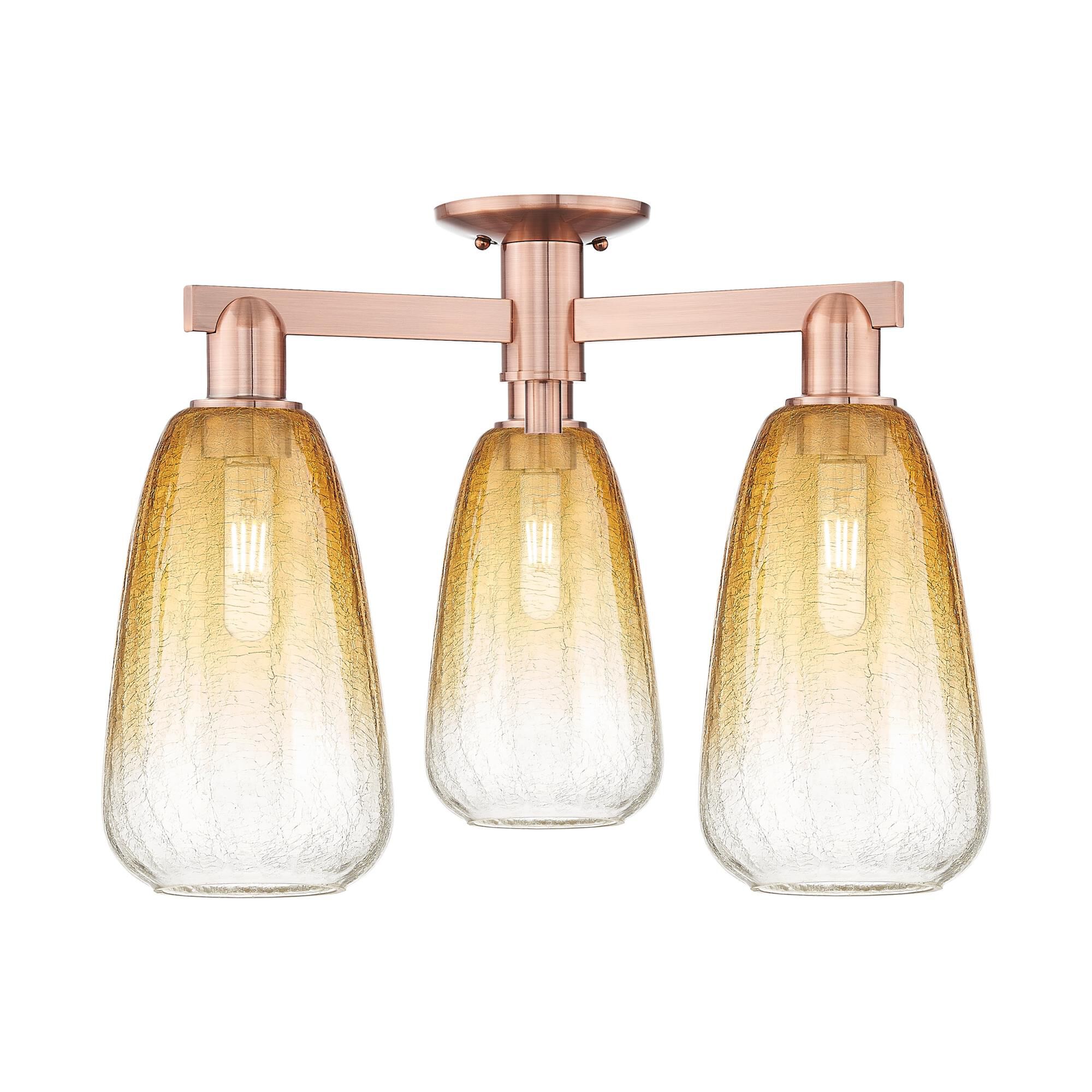 Bruno Marashlian Brookhaven Almond 24 Inch Semi Flush Mount by Innovations Lighting