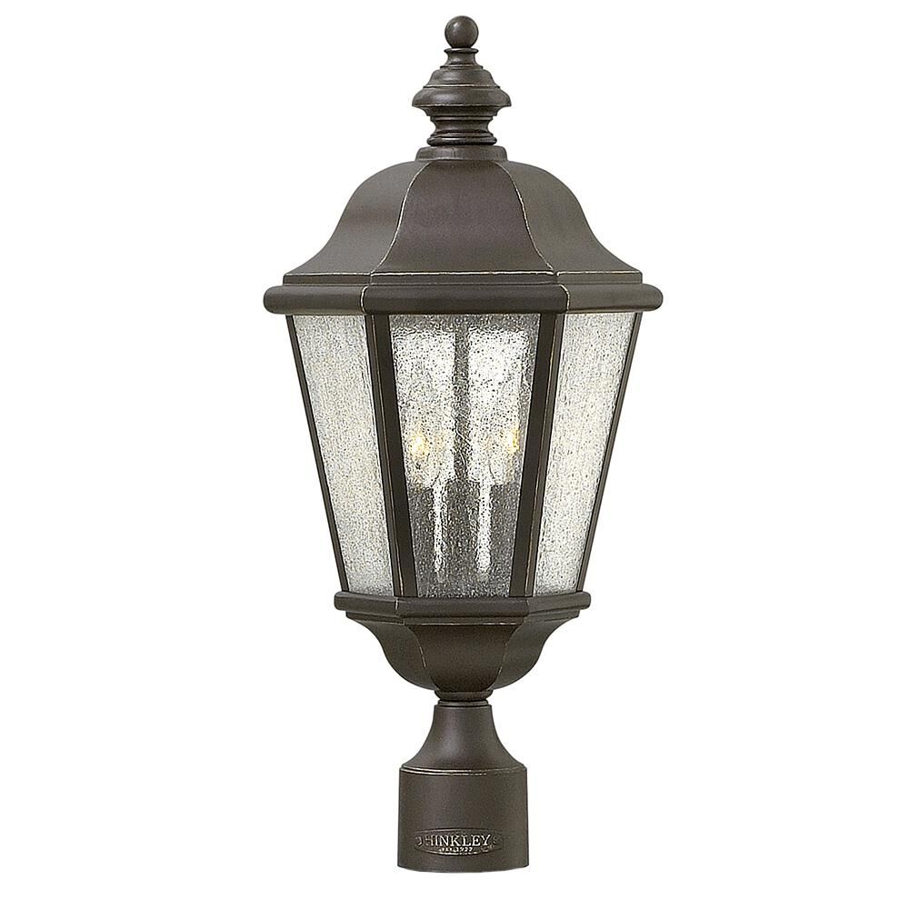 Edgewater 21 Inch Tall 3 Light Outdoor Post Lamp by Hinkley Lighting