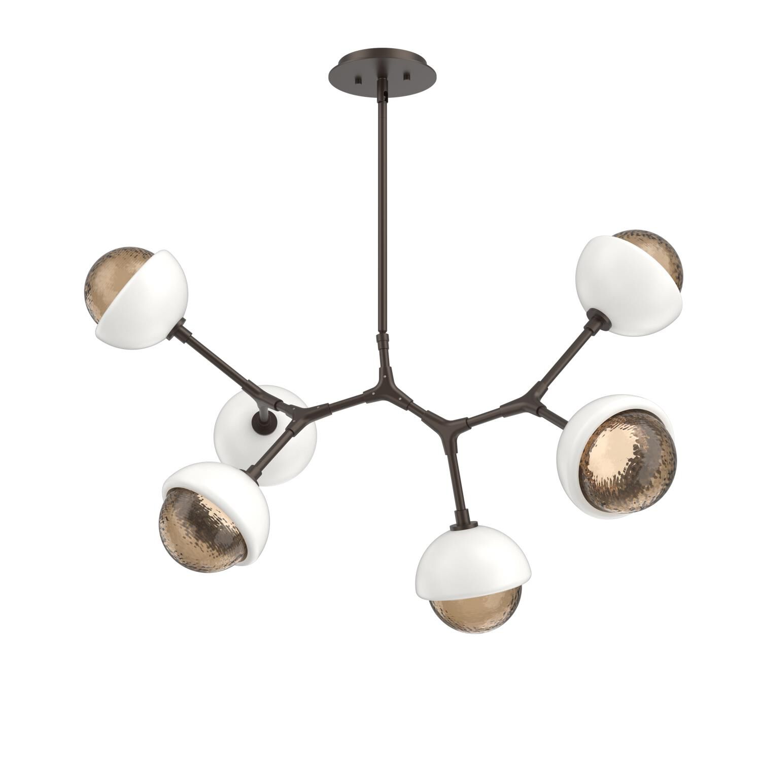 Levi Wilson Cabochon 31 Inch Linear Suspension Light by Hammerton Studio