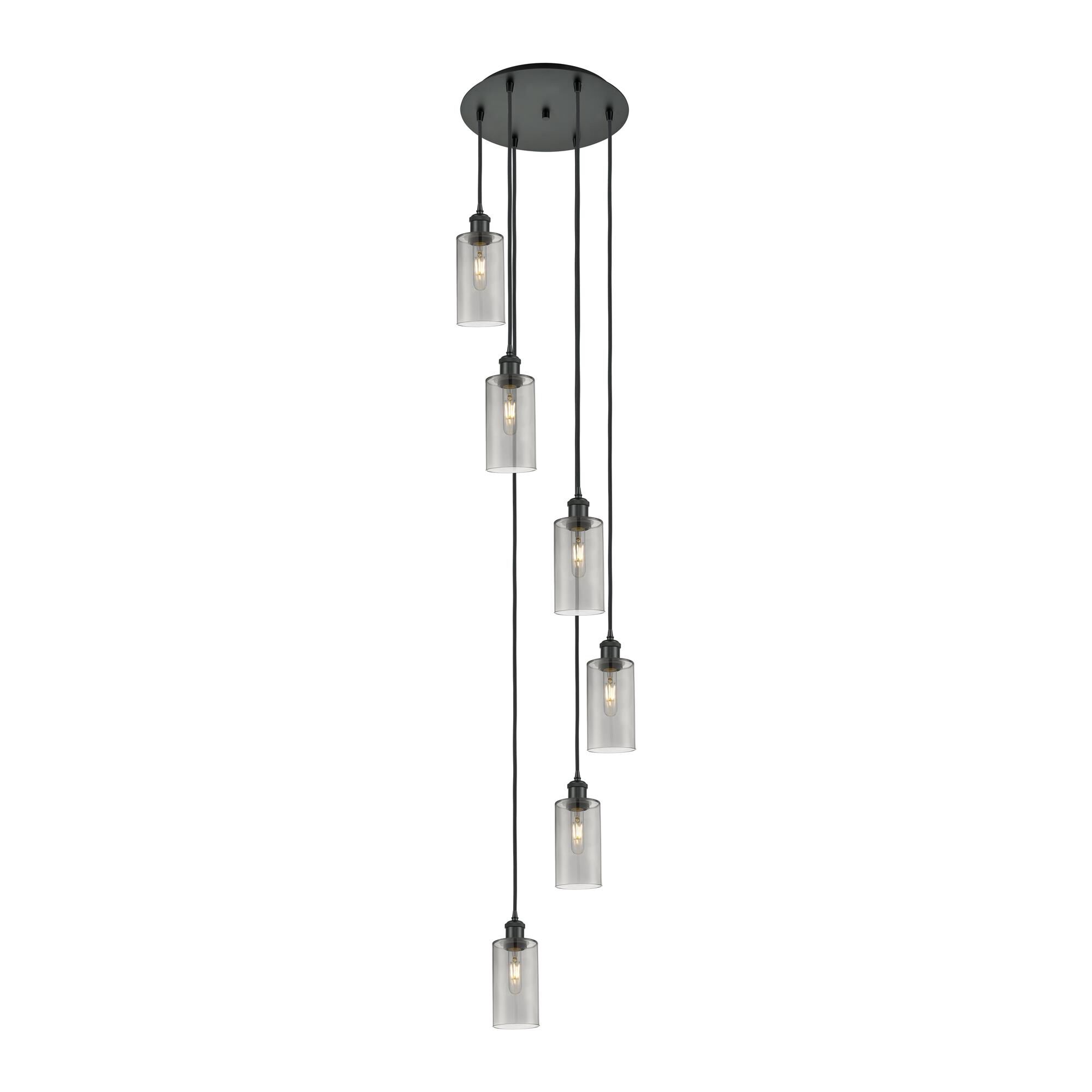 Shown in Matte Black finish and Light Smoke shade