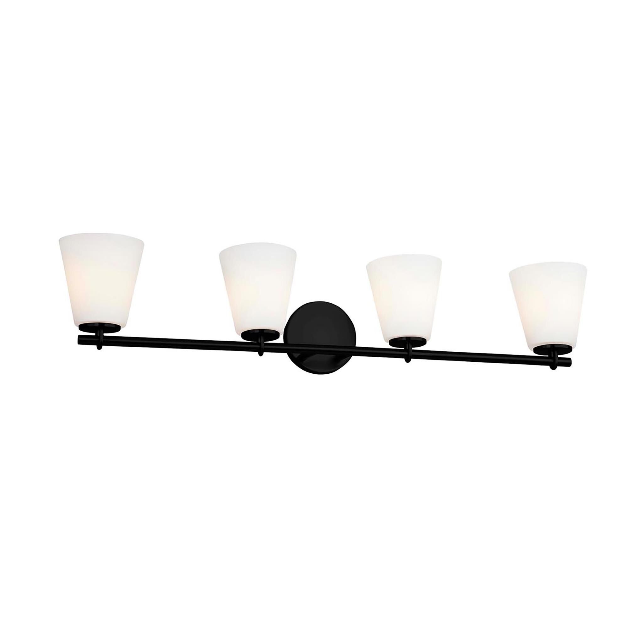 Fusion Alpino 35 Inch 4 Light Bath Vanity Light by Justice Design Group