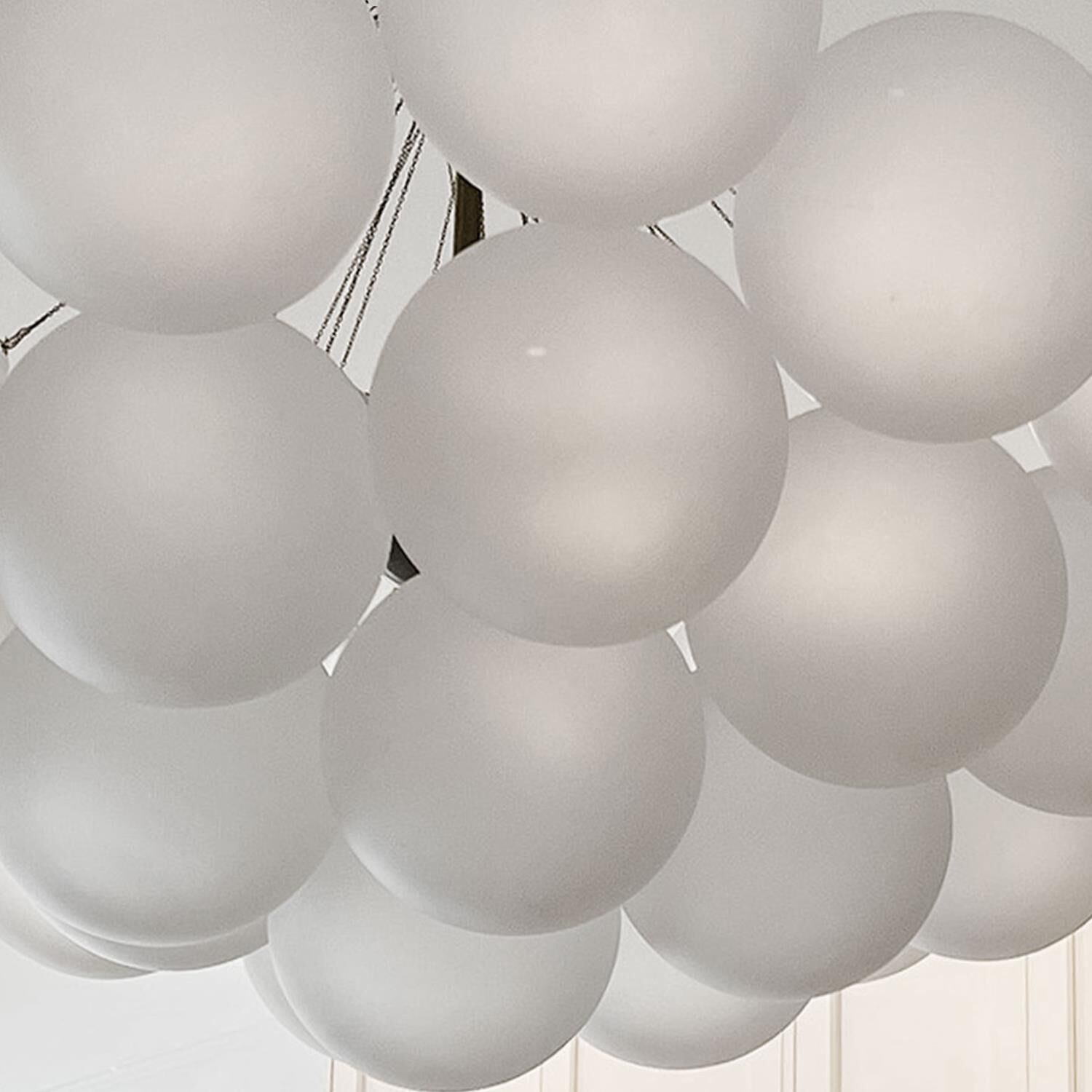 Shown in White and Black finish and White Globe glass