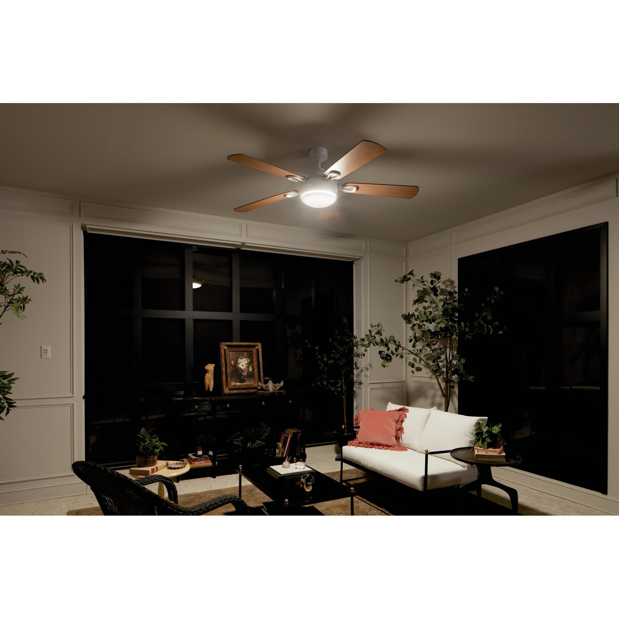 Humble 60 Inch Ceiling Fan with Light Kit by Kichler Lighting