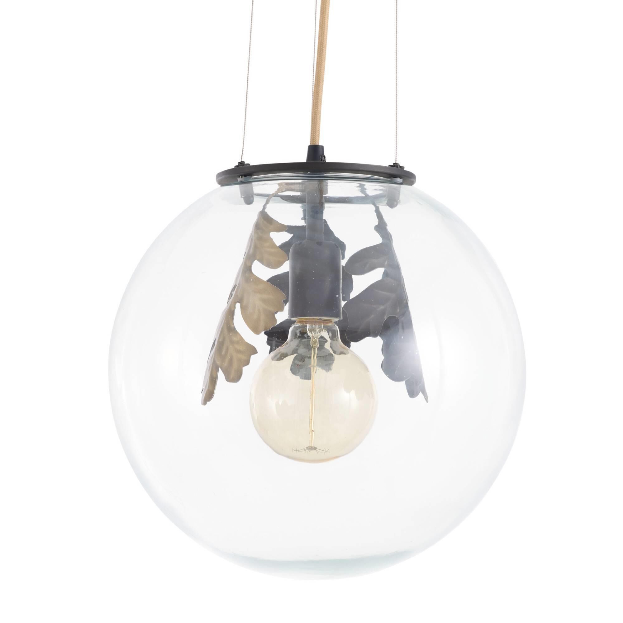 Shown in Bronze finish and Clear glass