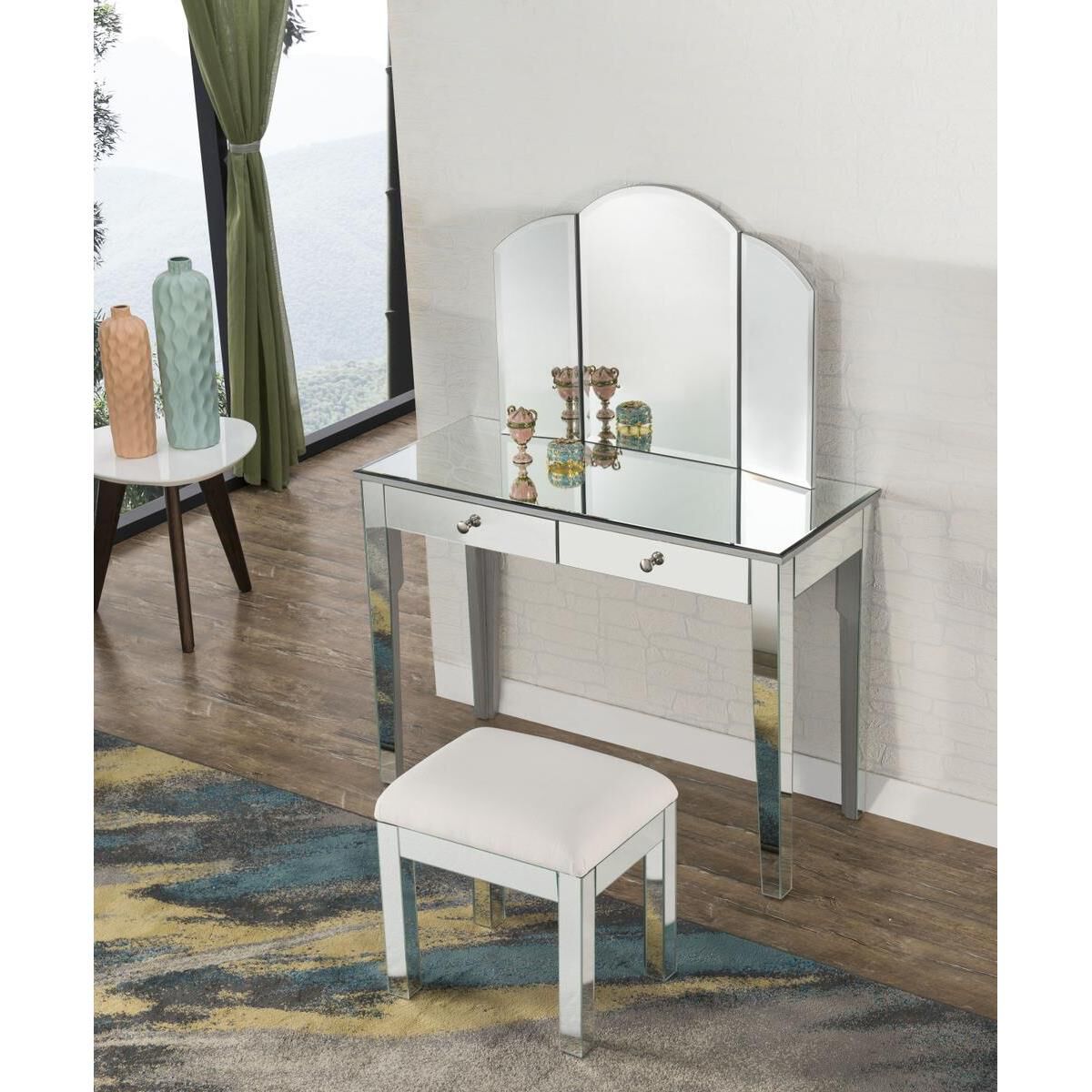 Contempo Desk by Elegant Decor
