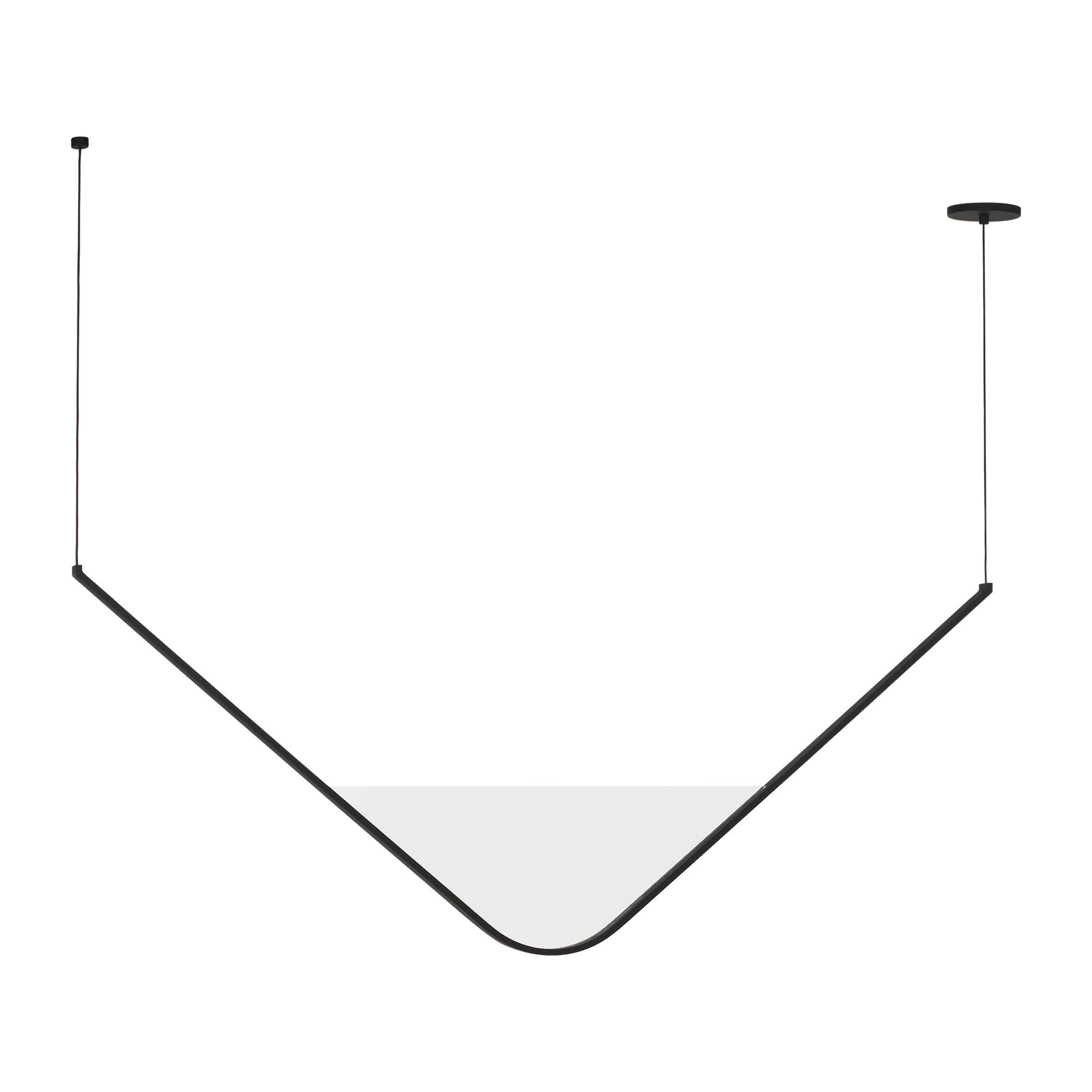 Shown in Nightshade Black finish and Light Guide shade