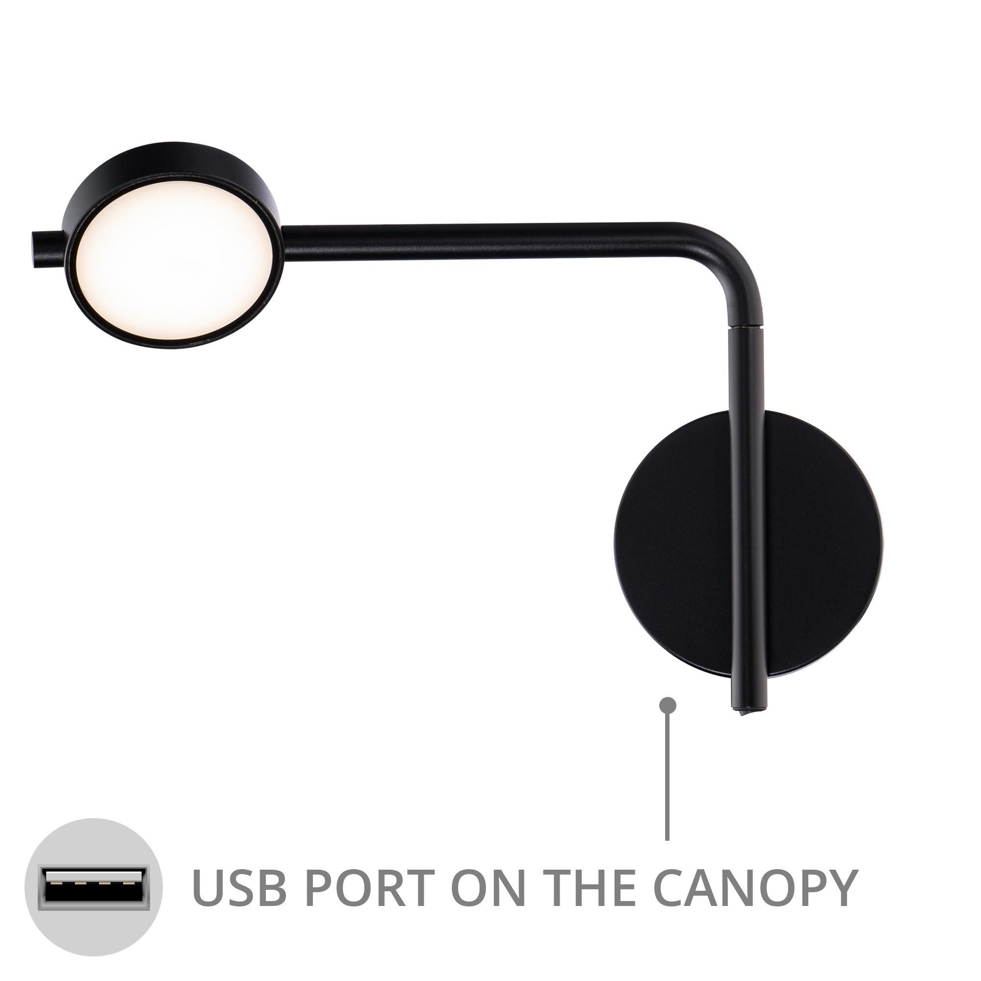 Shown in Black finish