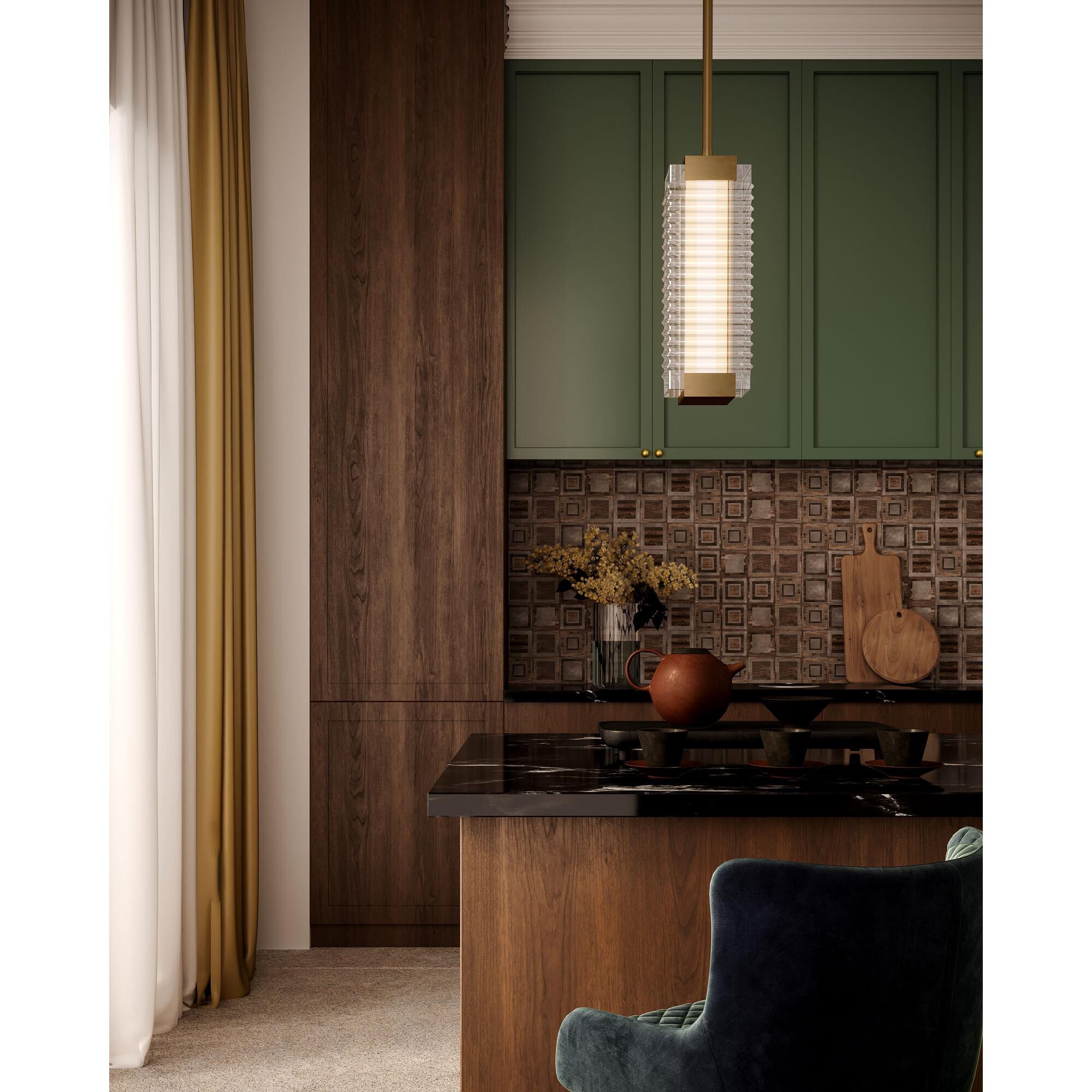 Alan Pepin Alai 6 Inch Mini Pendant by Alora Lighting