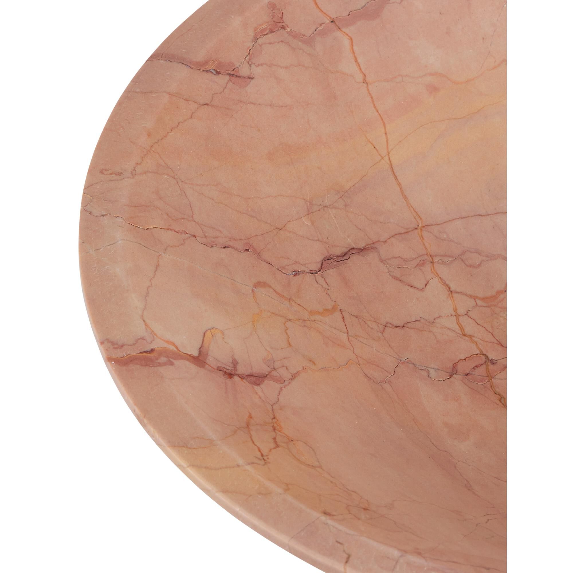 Shown in Natural Rosa Cappuccino Marble finish