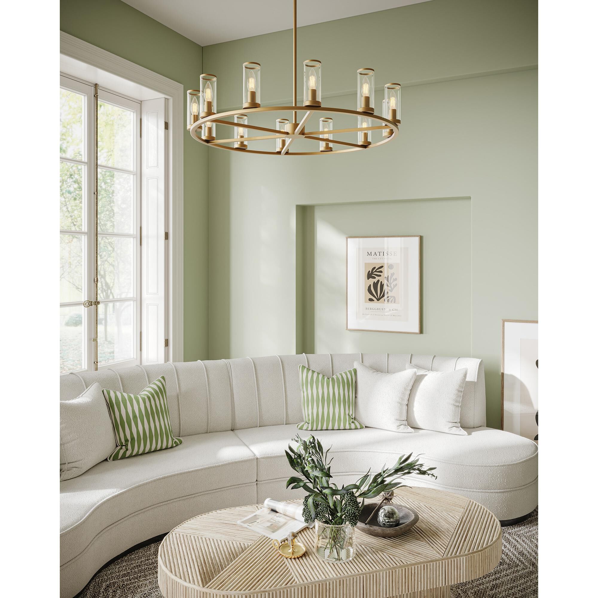 Revolve 33 Inch 12 Light Chandelier,