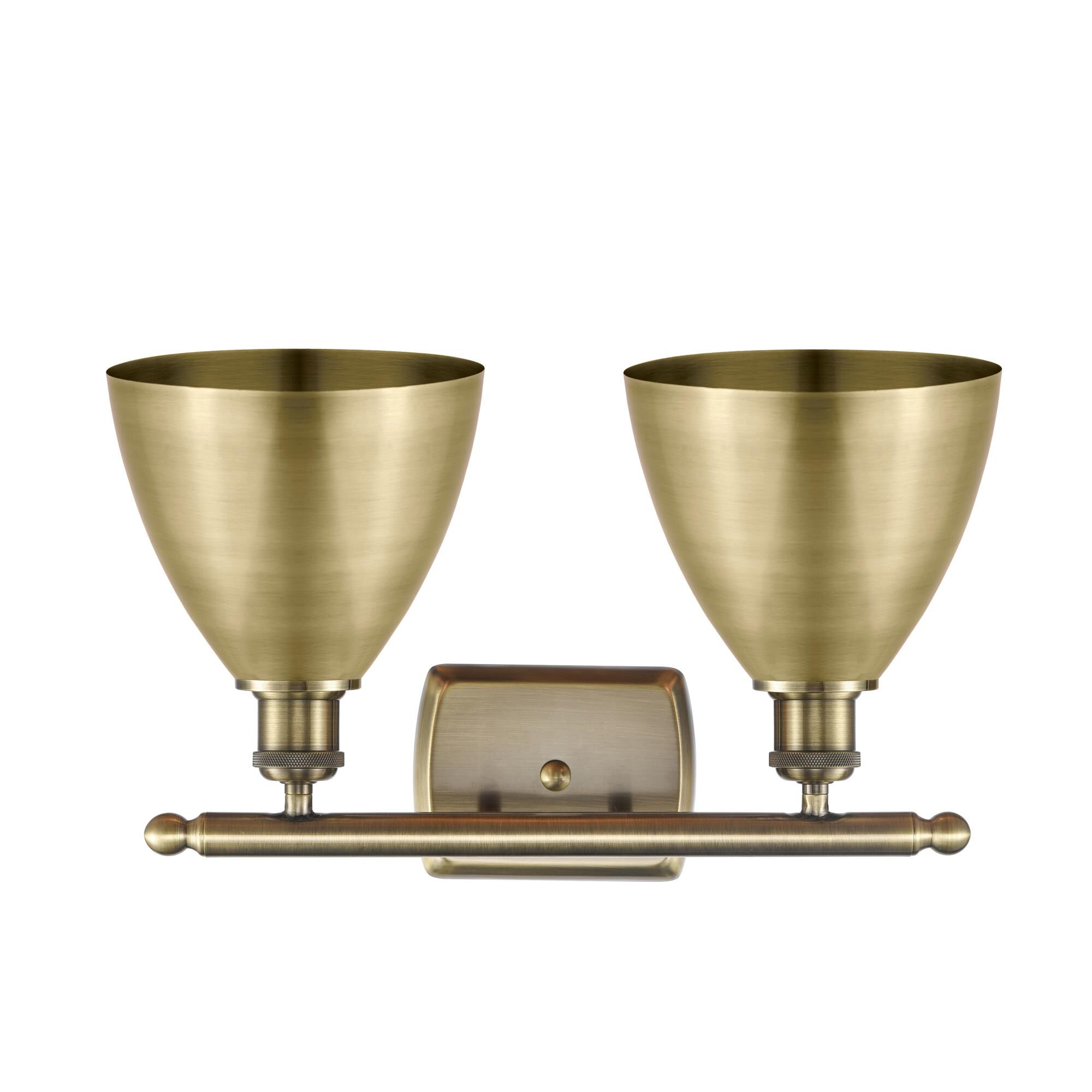 Bruno Marashlian Ballston Dome 17 Inch 2 Light Bath Vanity Light by Innovations Lighting