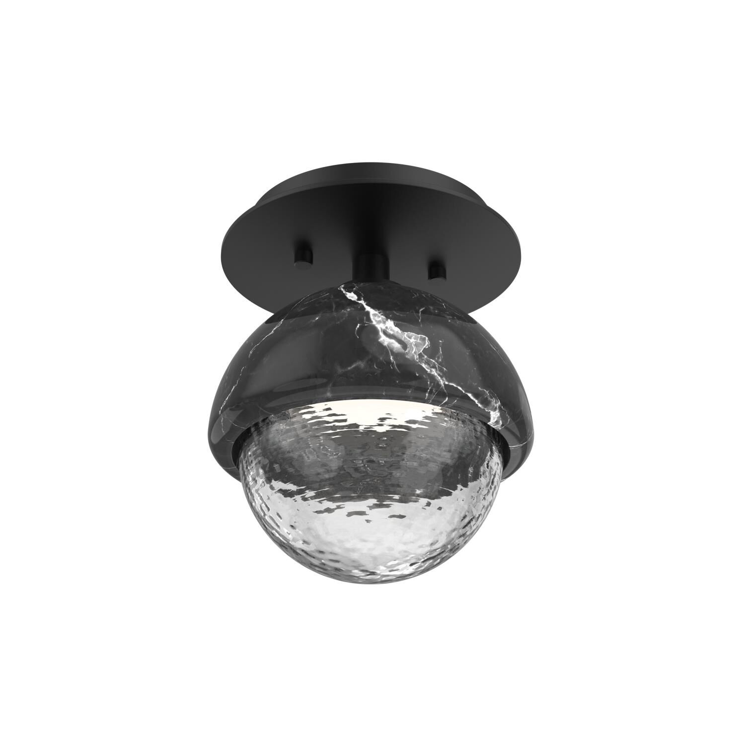 Levi Wilson Cabochon 6 Inch Flush Mount by Hammerton Studio