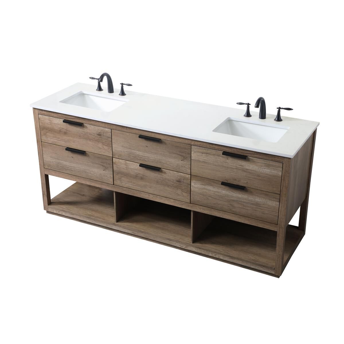 Larkin 72 Inch Bath Vanity by Elegant Decor