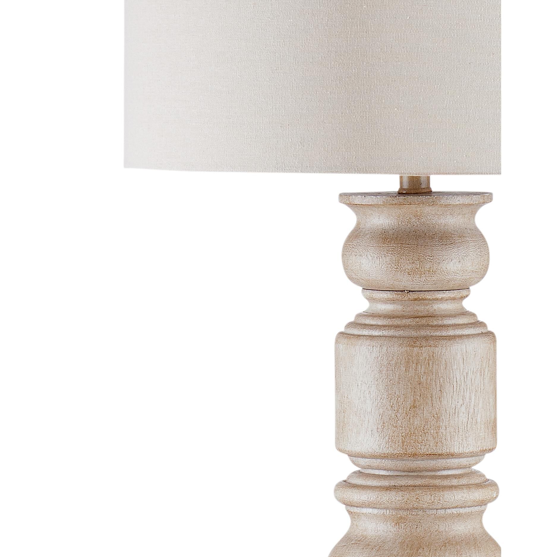 Shown in Light Brown finish and Oatmeal shade