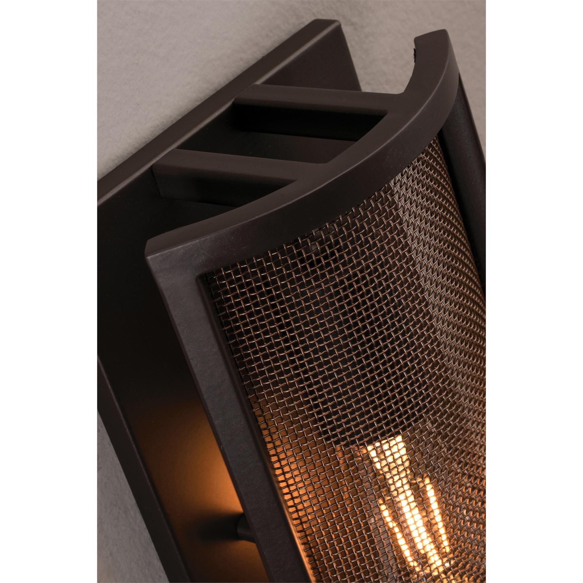 Shown in Bronze finish and Bronze and Copper Steel shade