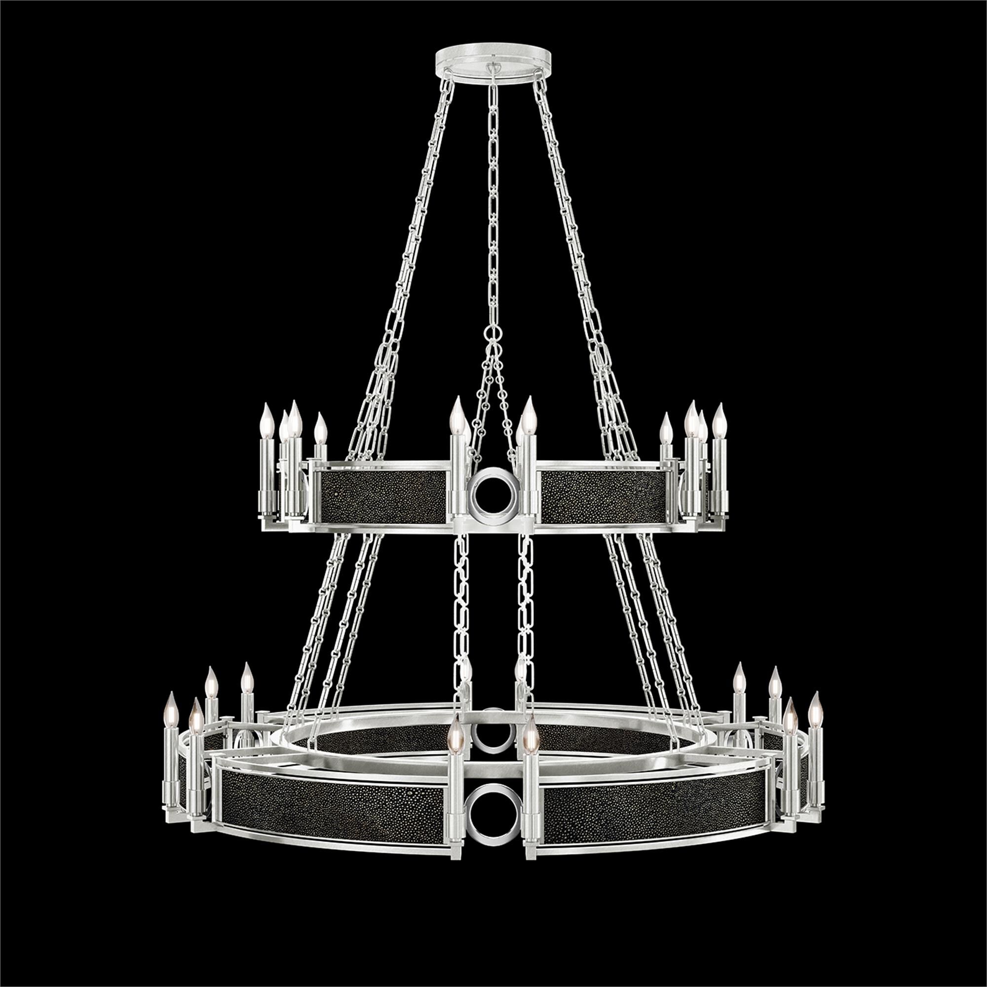 Shown in Silver Leaf and Nickel  finish and Black Knight accent